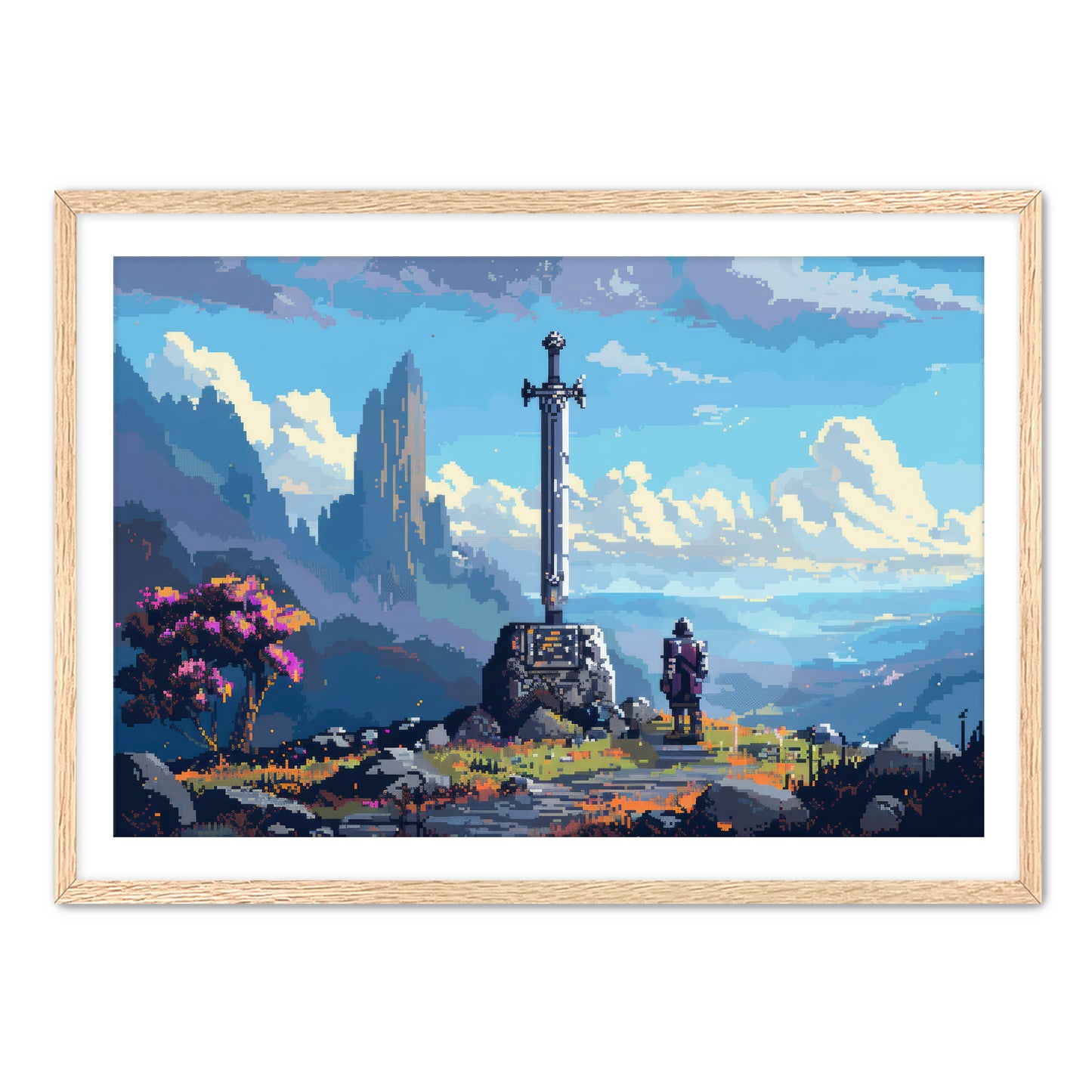 8 Bit Memorial Wall Art