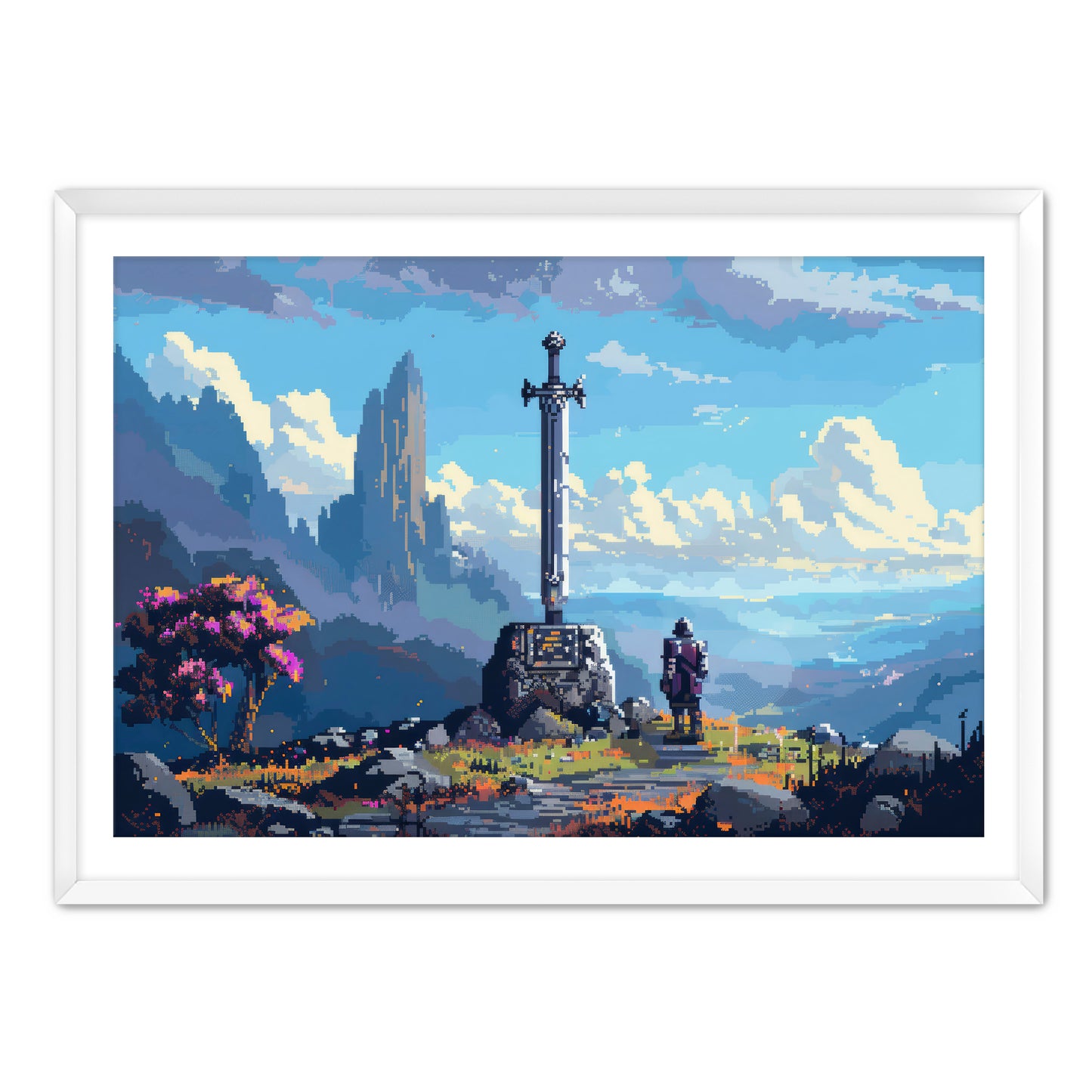 8 Bit Memorial Wall Art