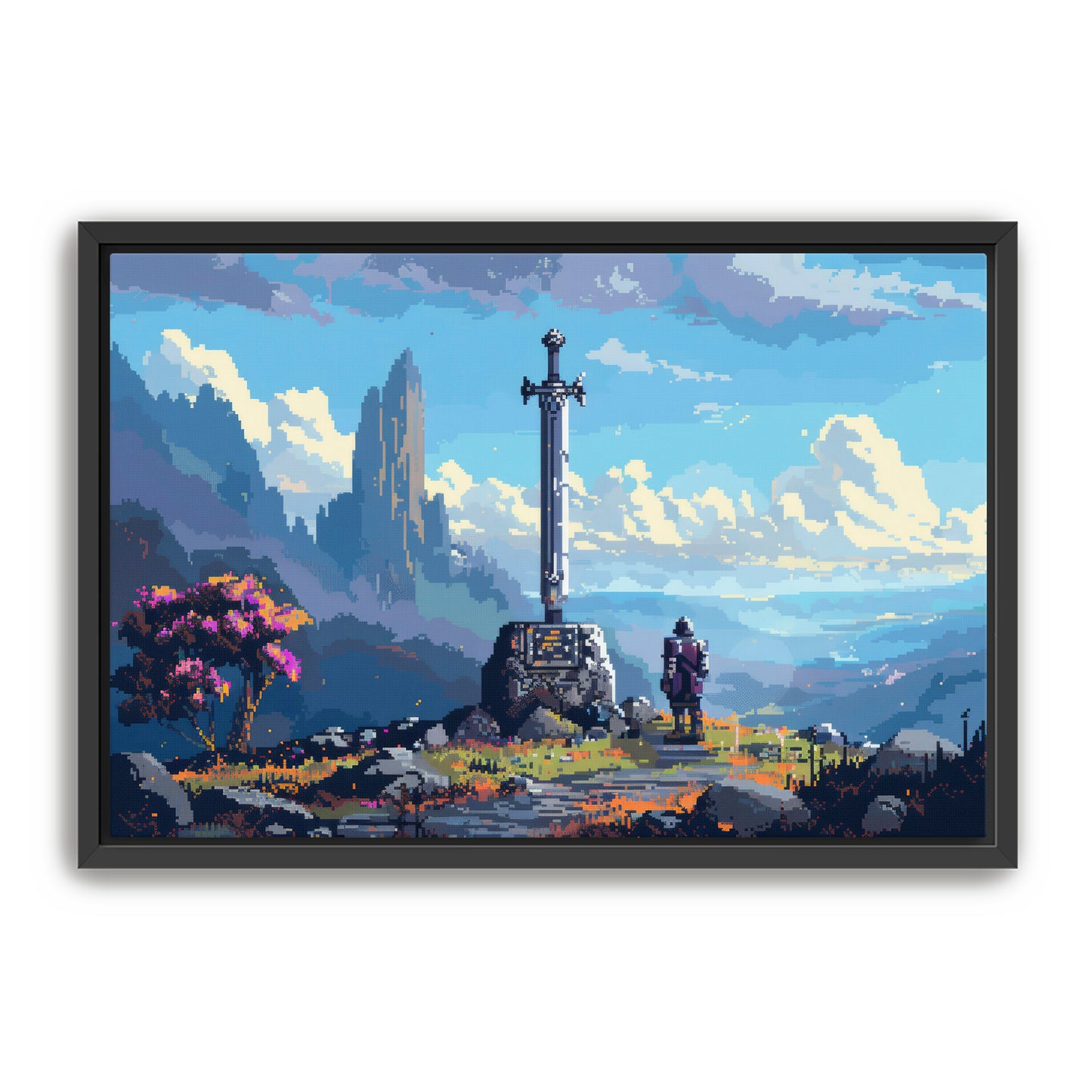8 Bit Memorial Wall Art
