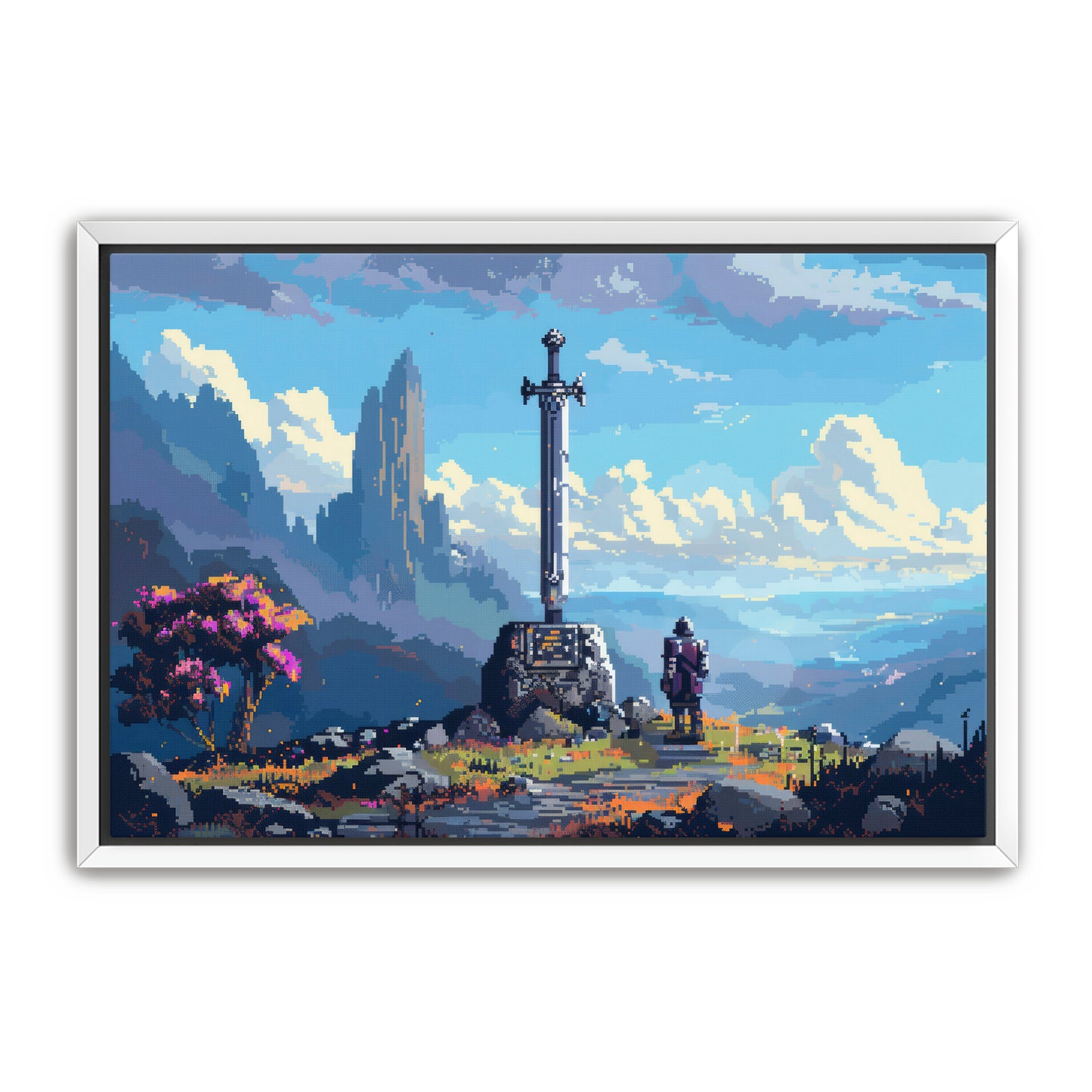 8 Bit Memorial Wall Art
