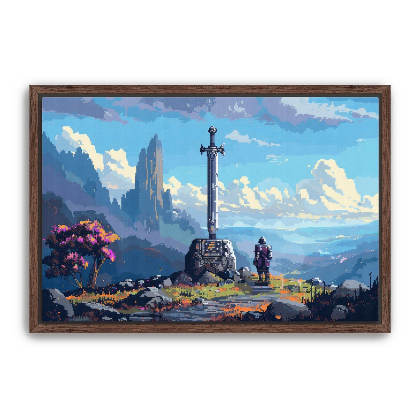 8 Bit Memorial Wall Art