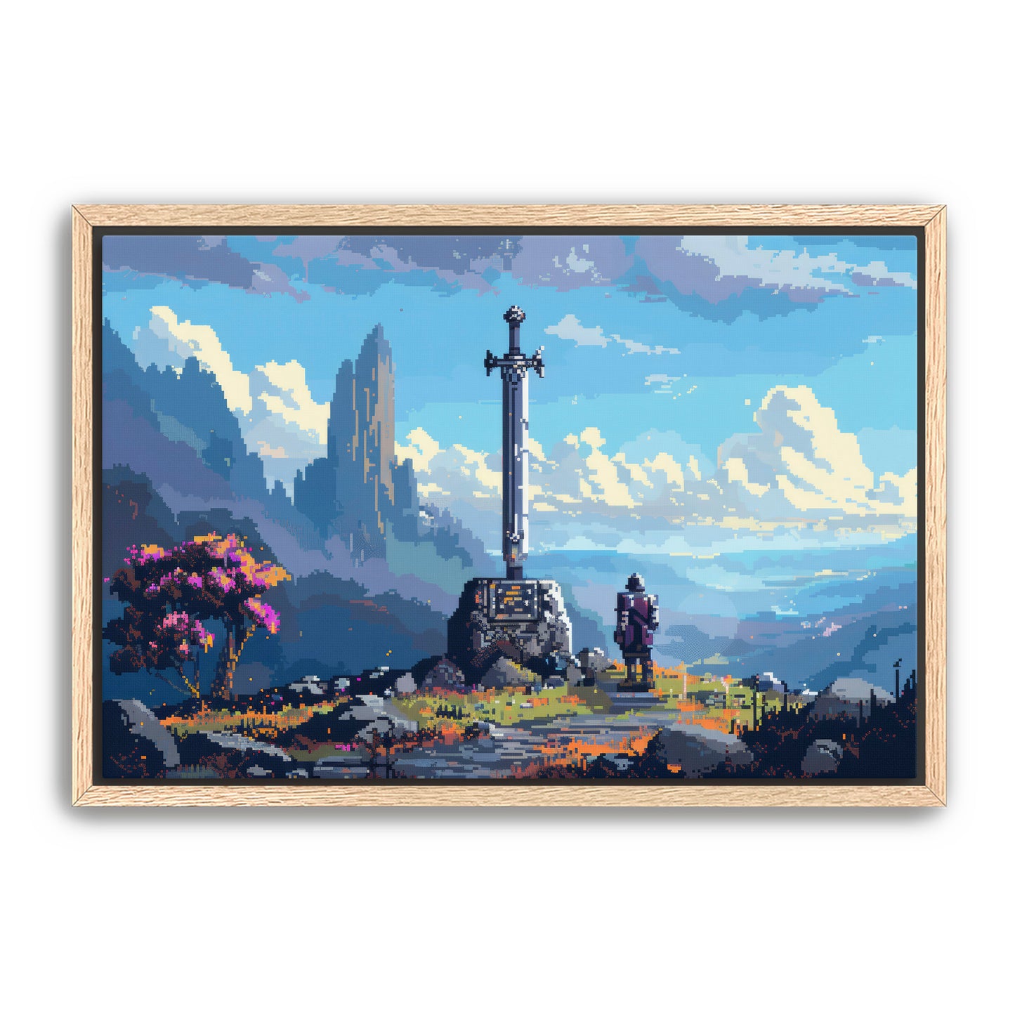 8 Bit Memorial Wall Art