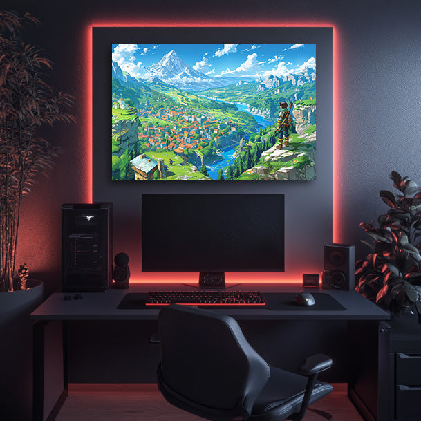 8 Bit Return Wall Art