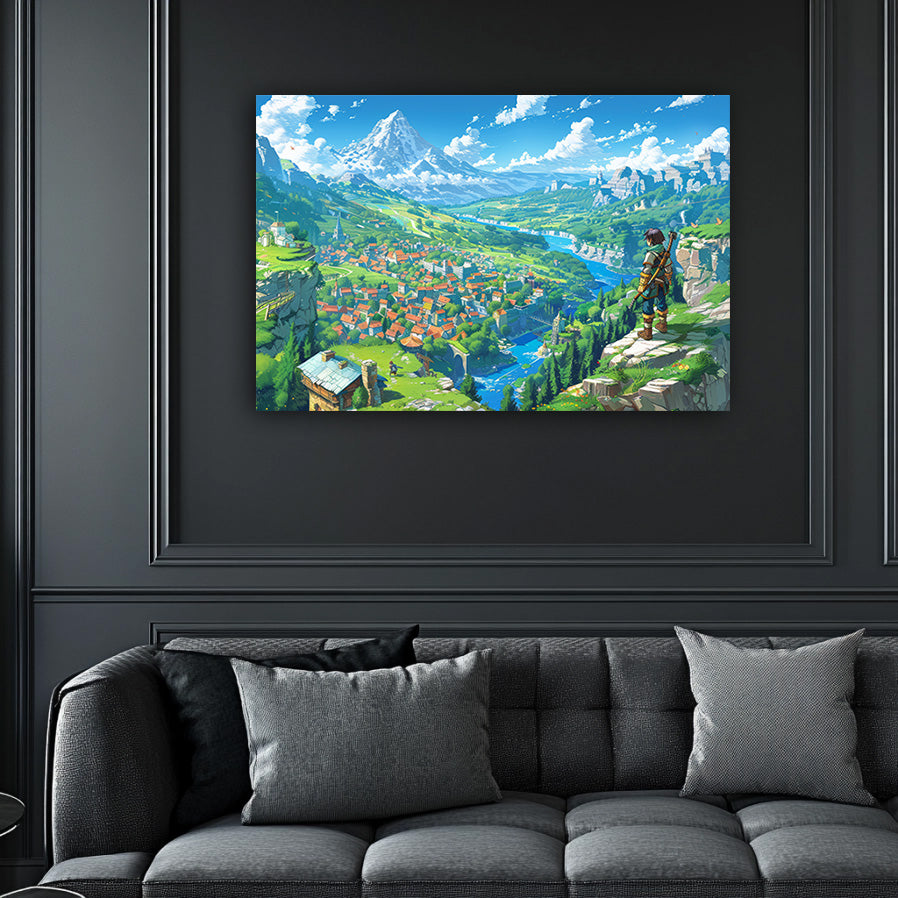 8 Bit Return Wall Art