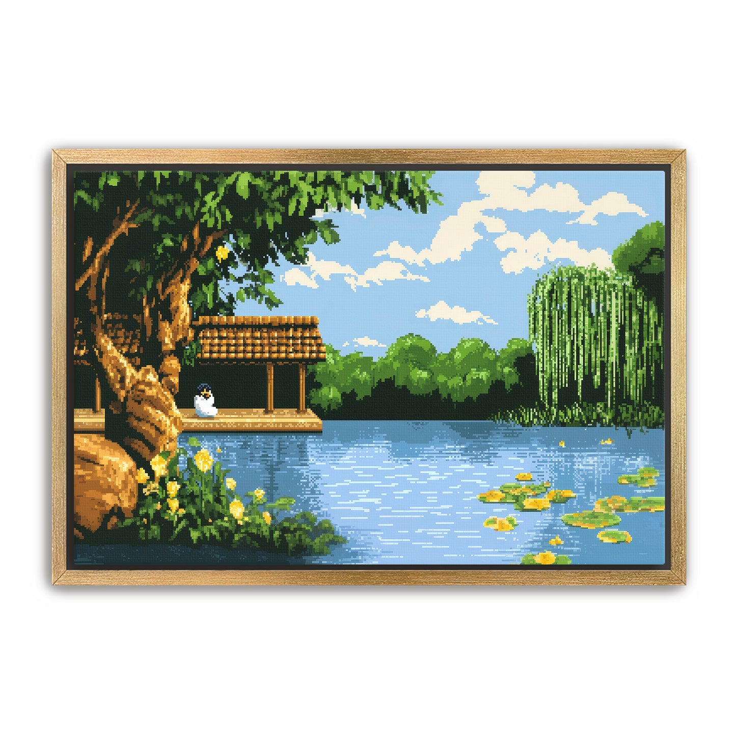 8 Bit Serenity Wall Art