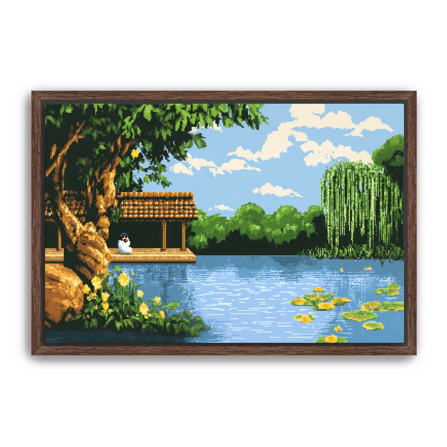 8 Bit Serenity Wall Art