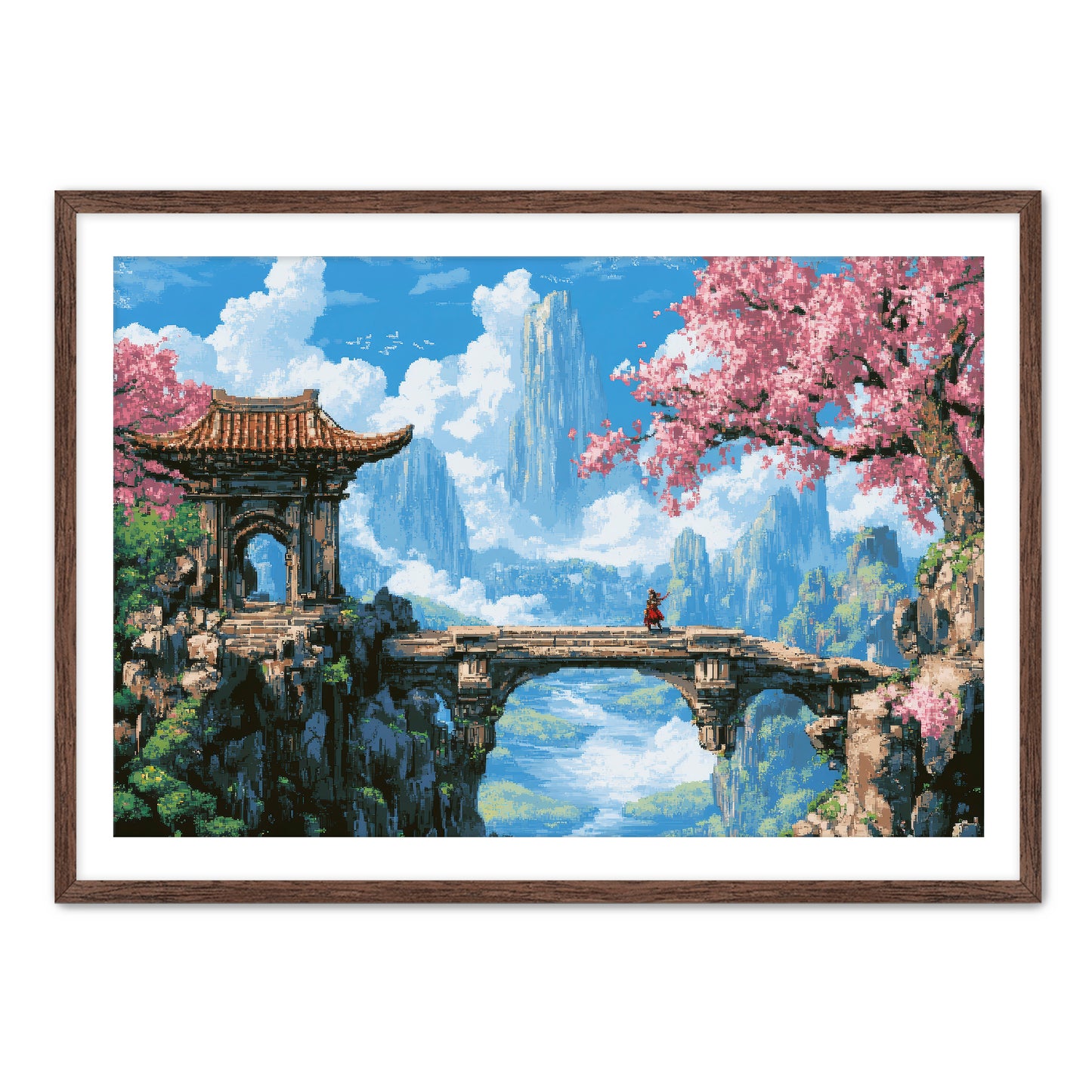 8 Bit Tranquility Wall Art