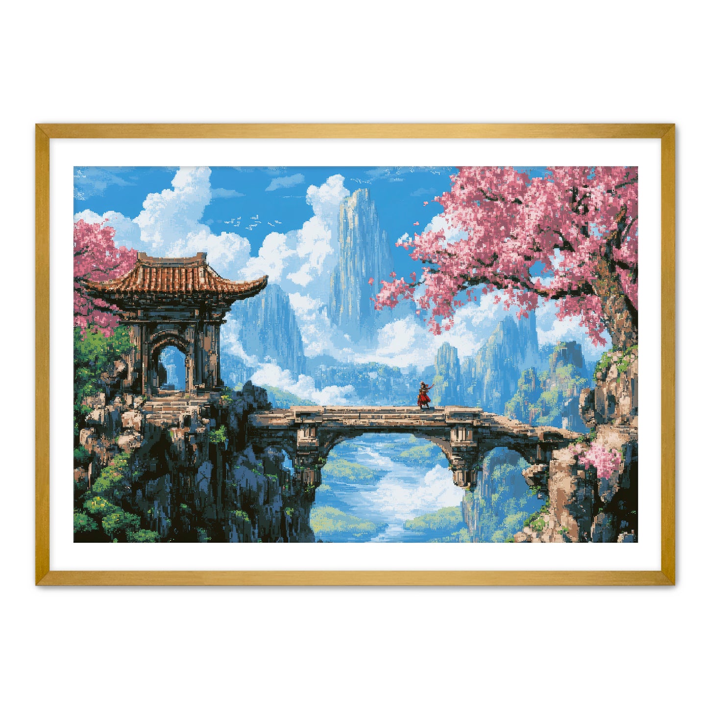 8 Bit Tranquility Wall Art