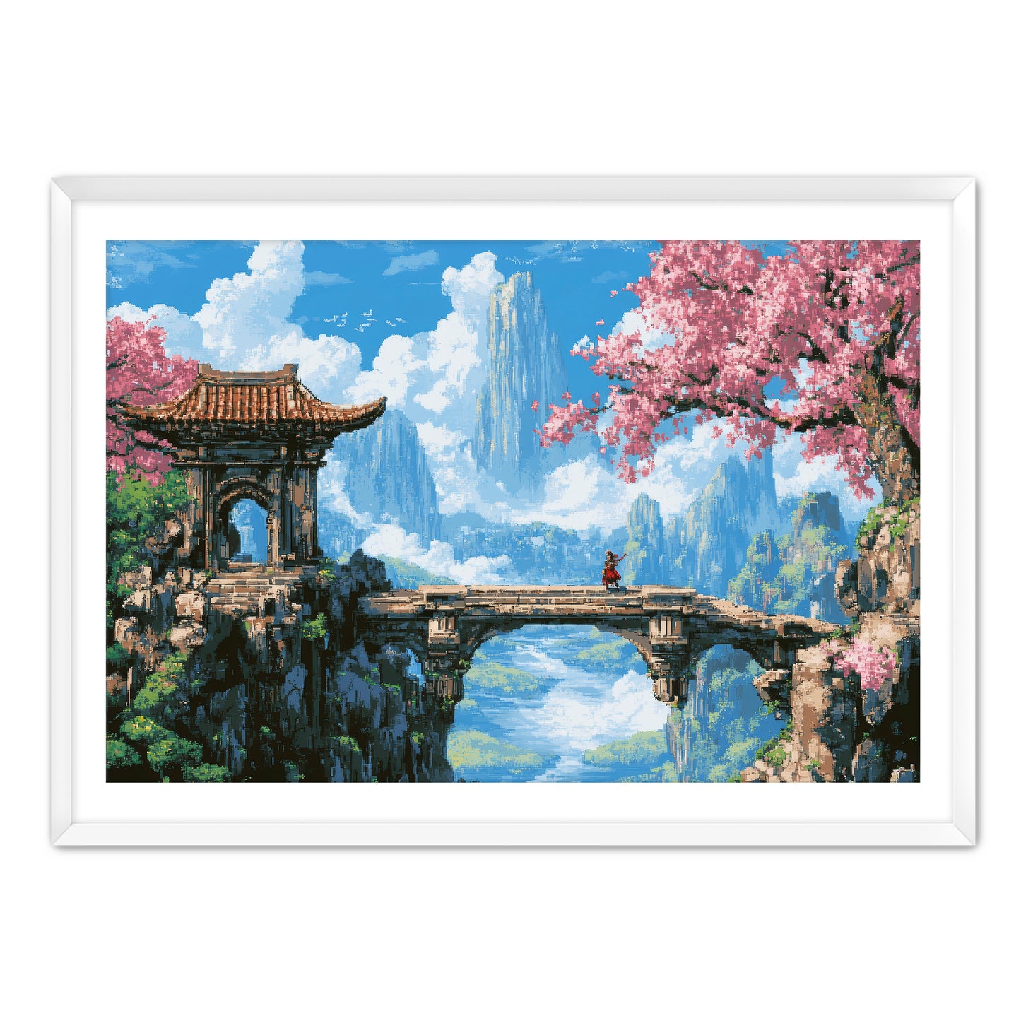 8 Bit Tranquility Wall Art