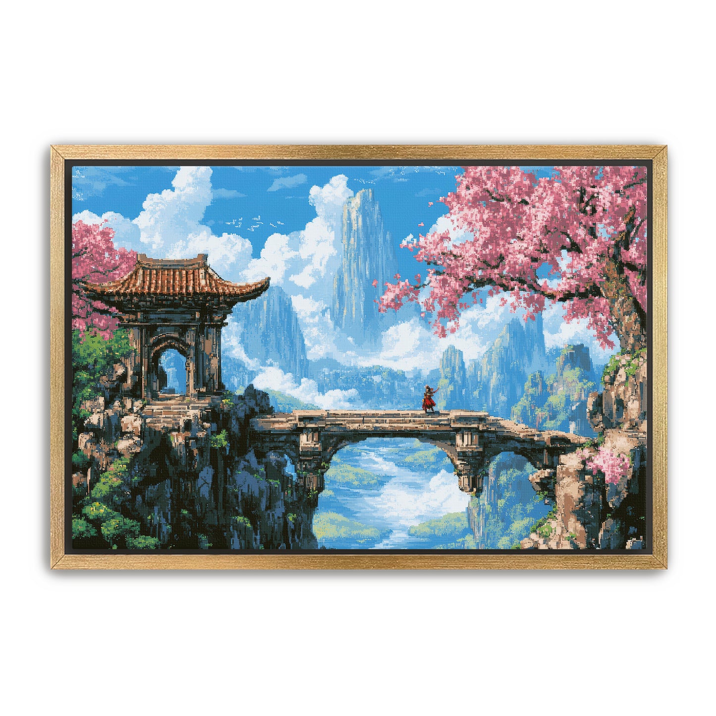 8 Bit Tranquility Wall Art