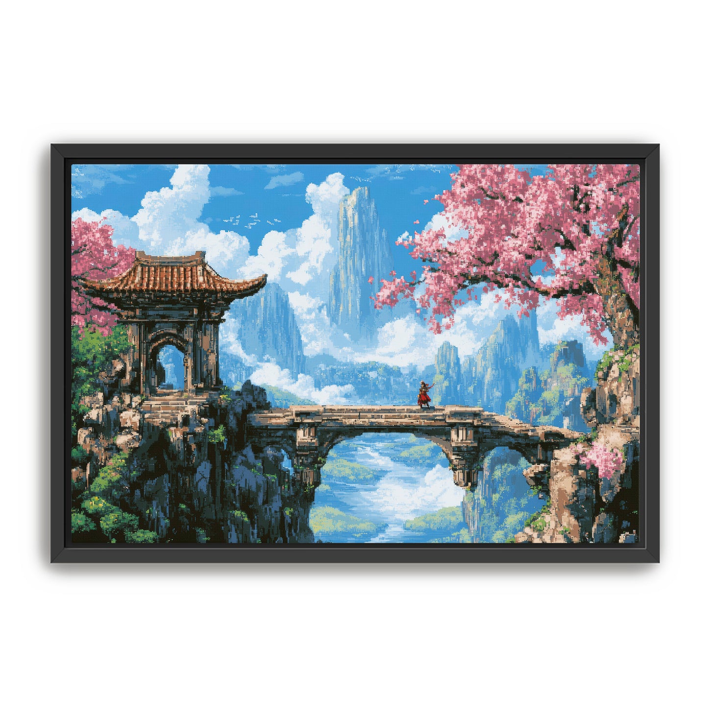 8 Bit Tranquility Wall Art
