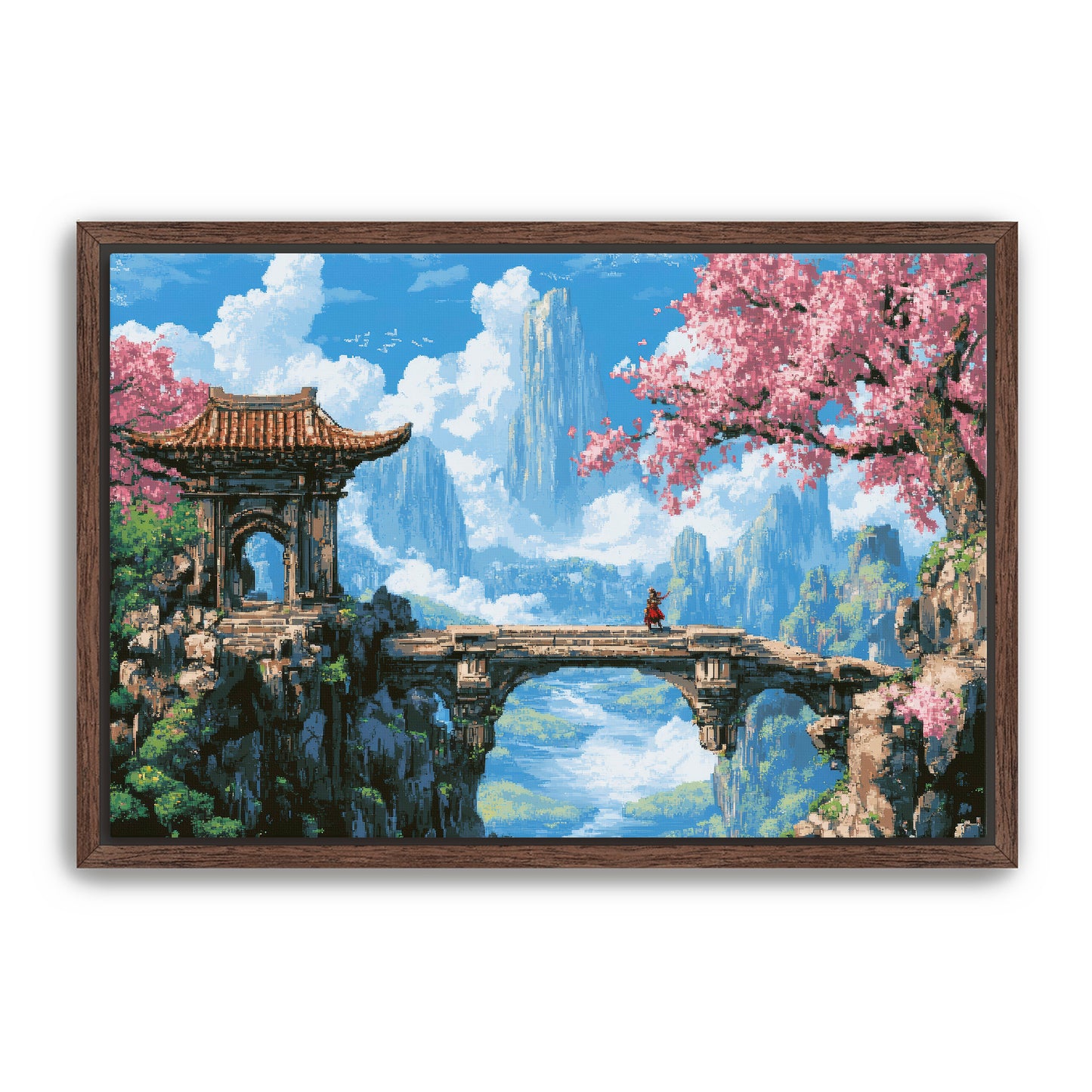 8 Bit Tranquility Wall Art