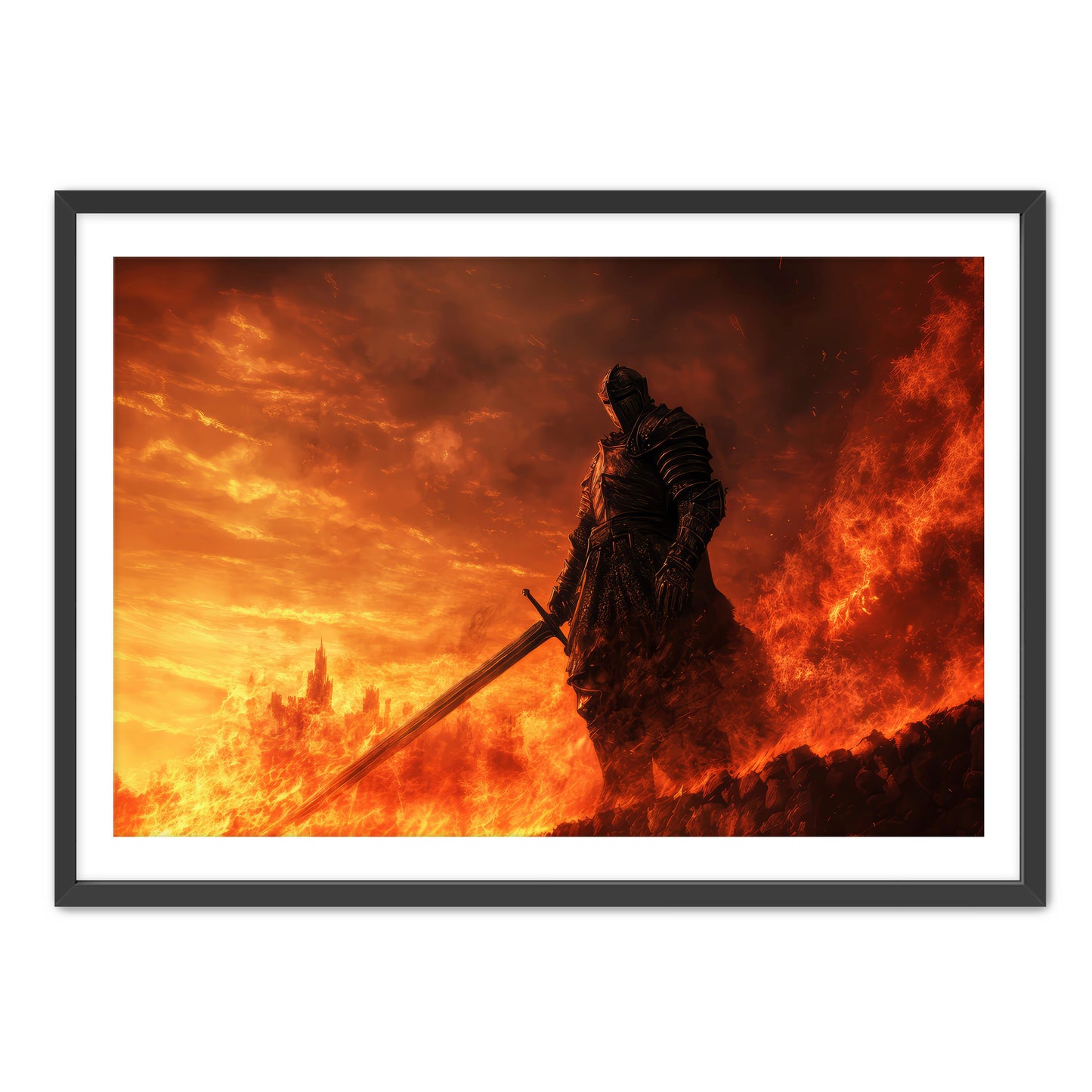 A World Aflame Wall Art