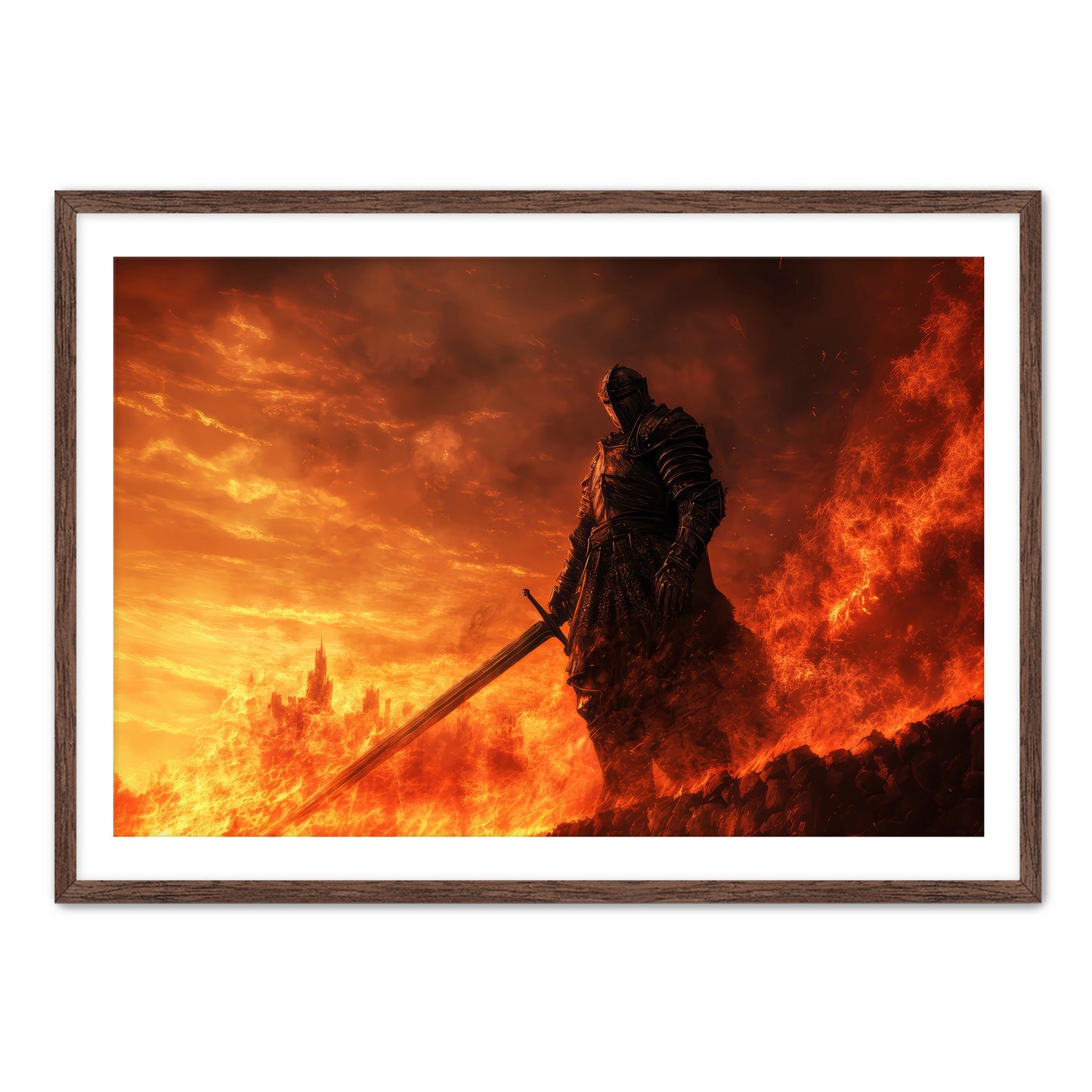 A World Aflame Wall Art