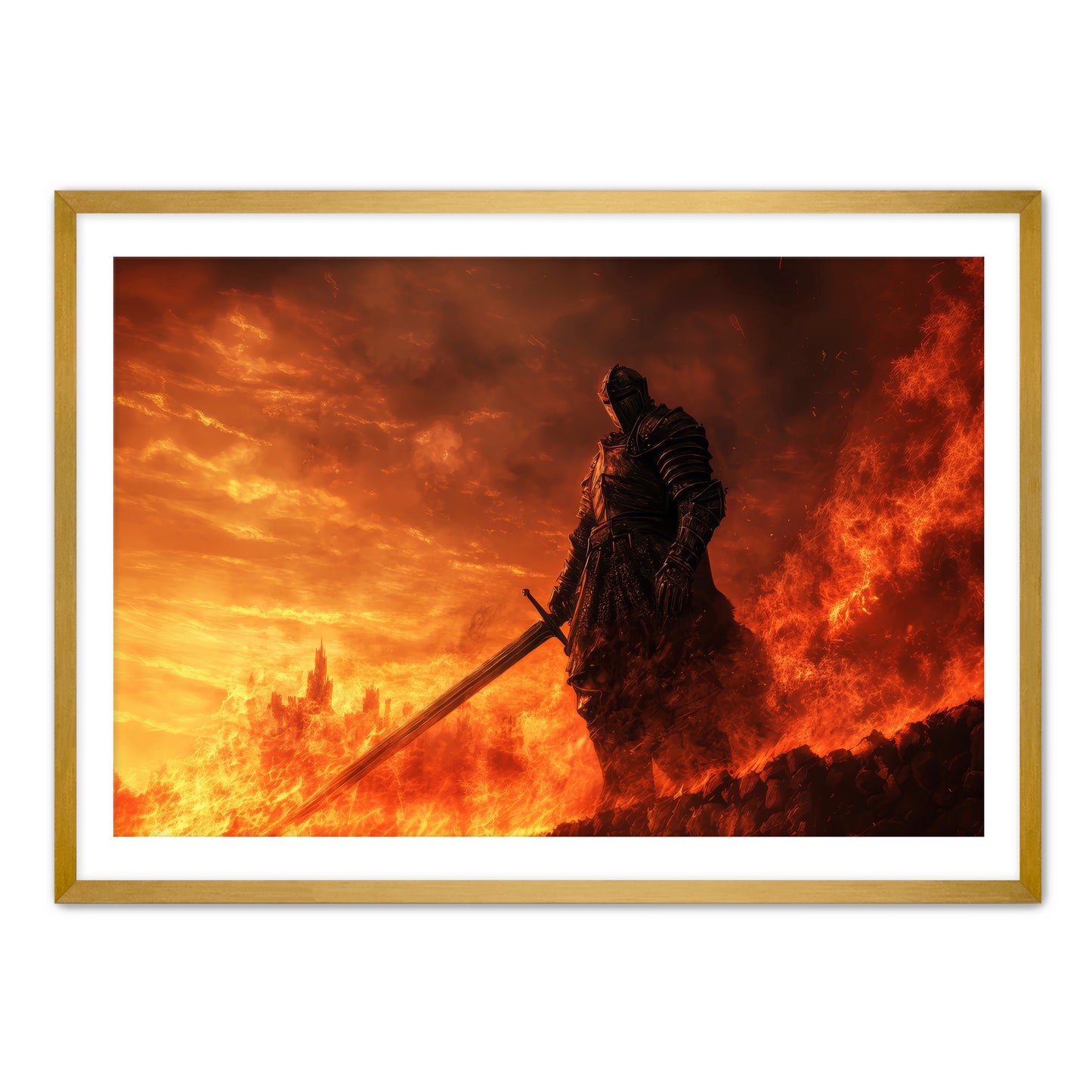 A World Aflame Wall Art