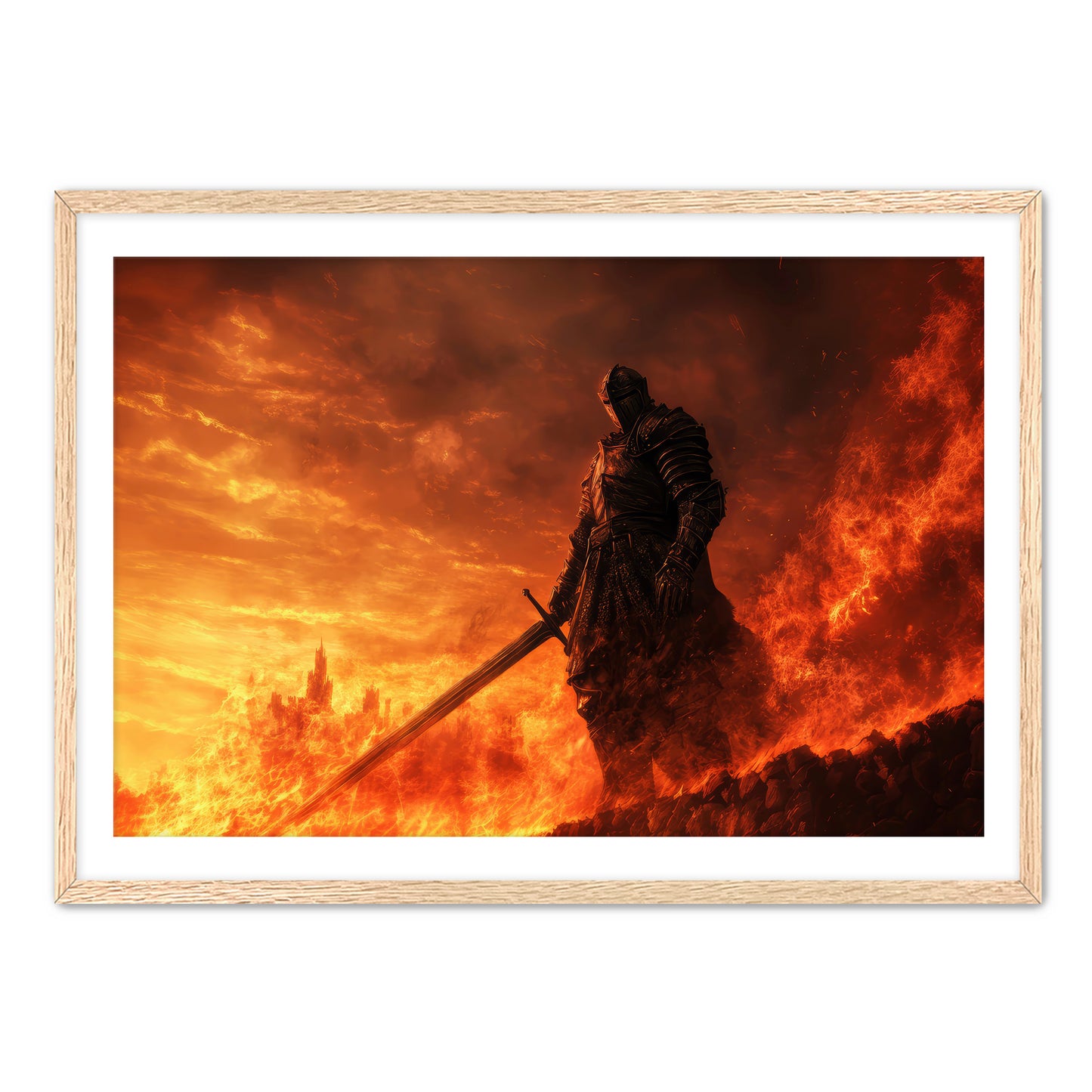 A World Aflame Wall Art