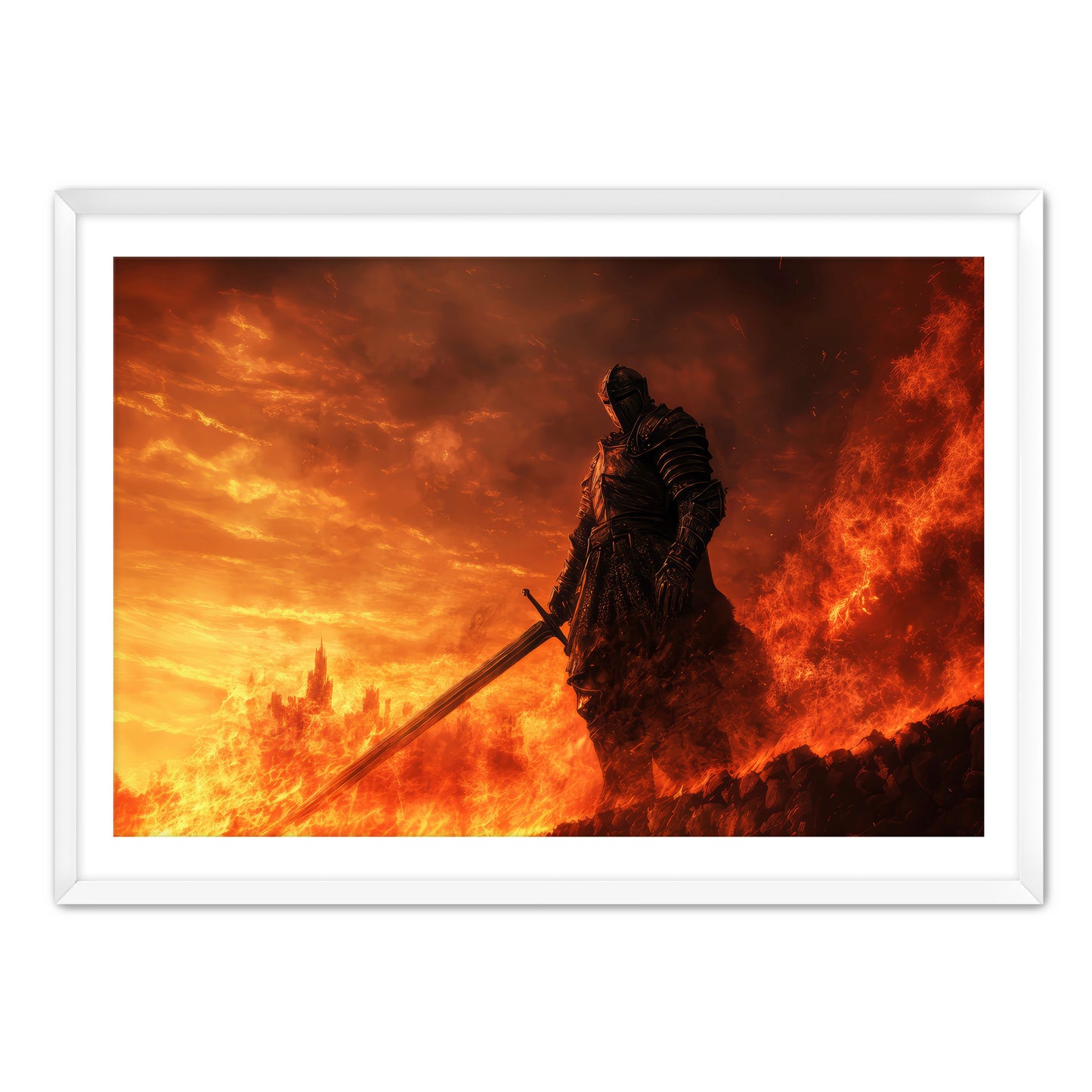A World Aflame Wall Art