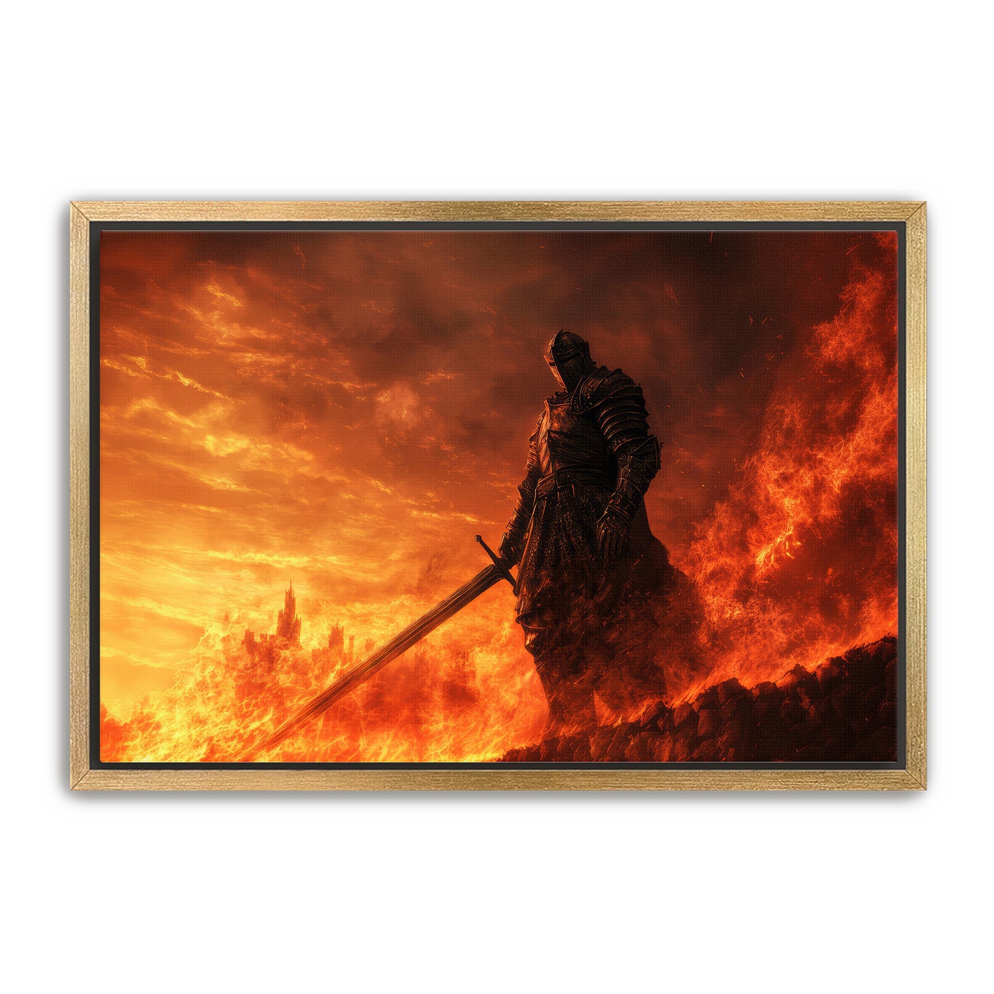 A World Aflame Wall Art