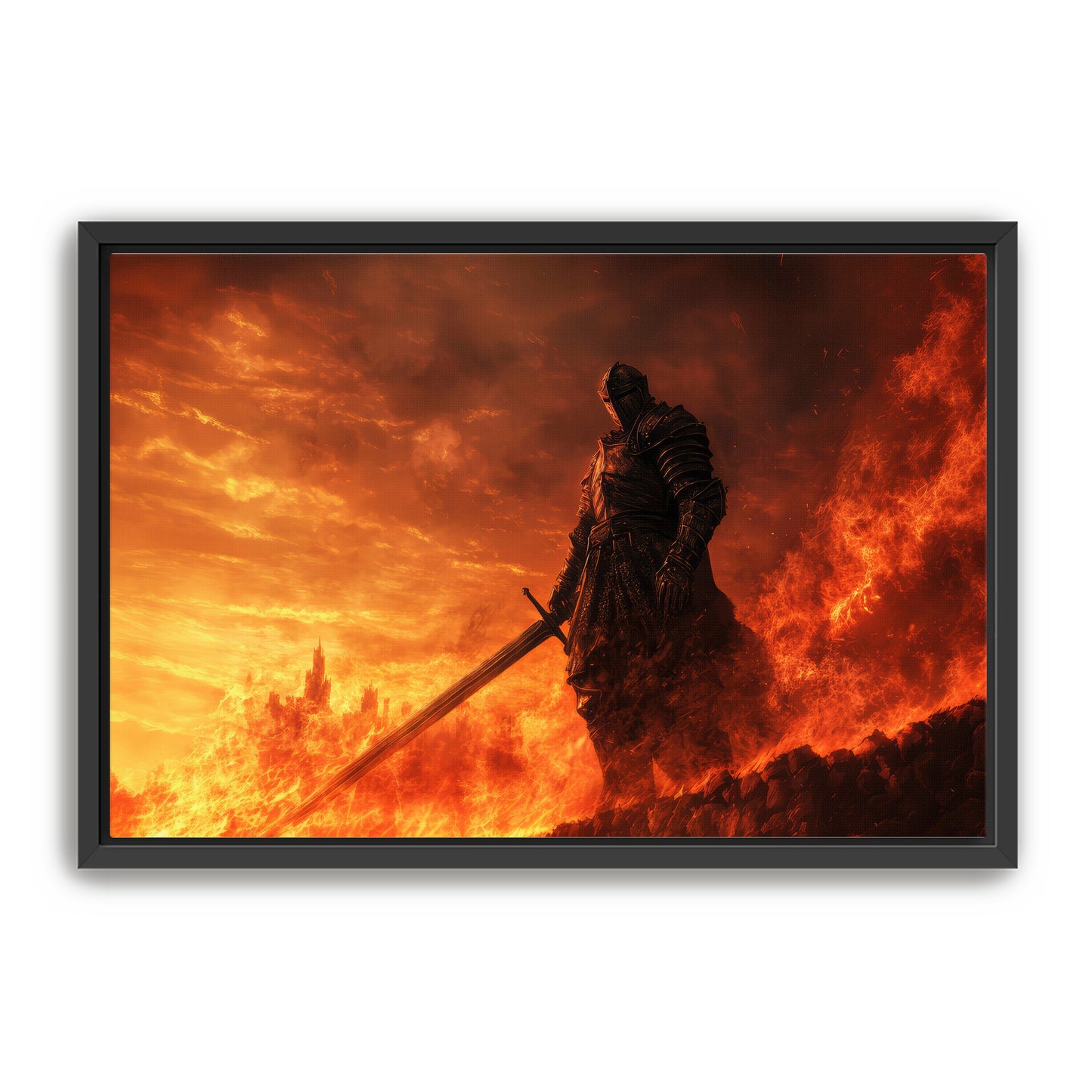 A World Aflame Wall Art