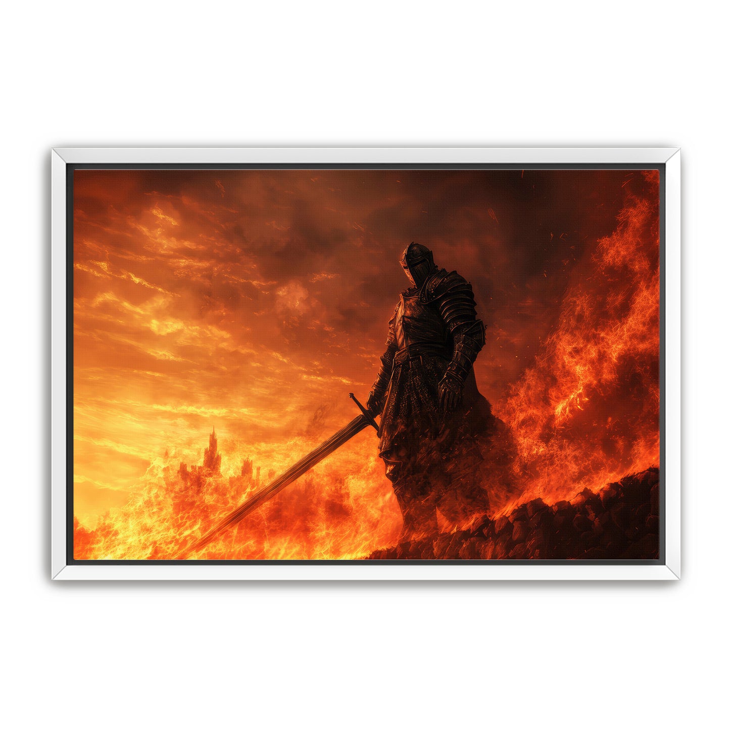 A World Aflame Wall Art
