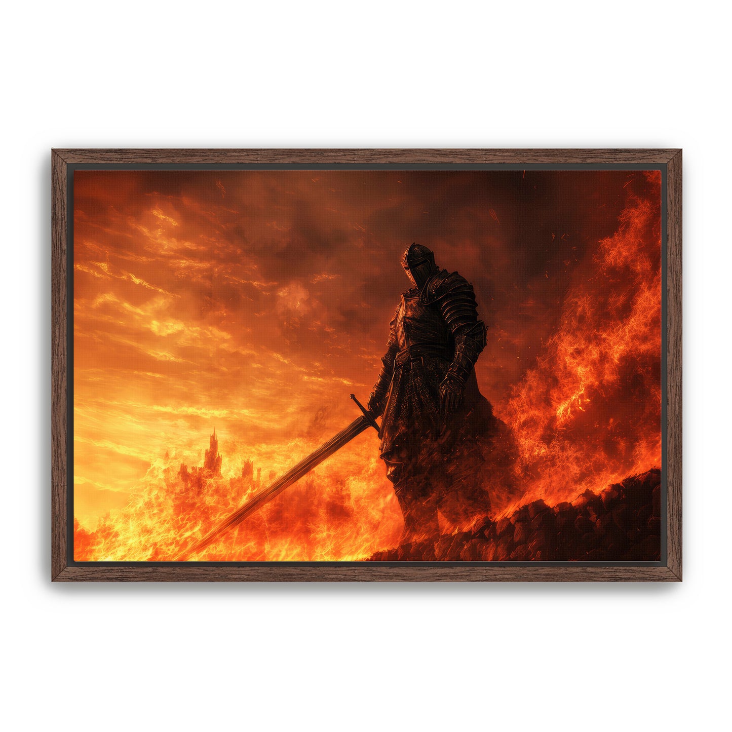 A World Aflame Wall Art