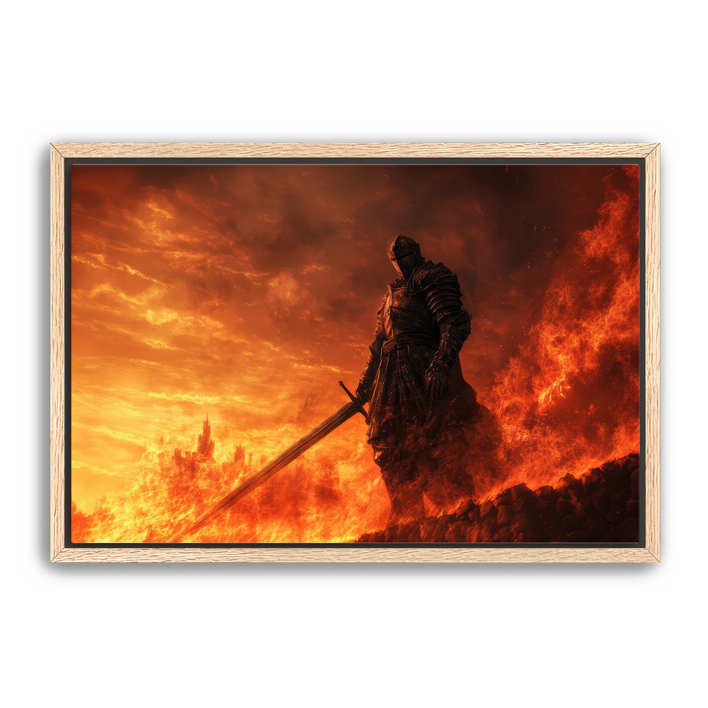 A World Aflame Wall Art