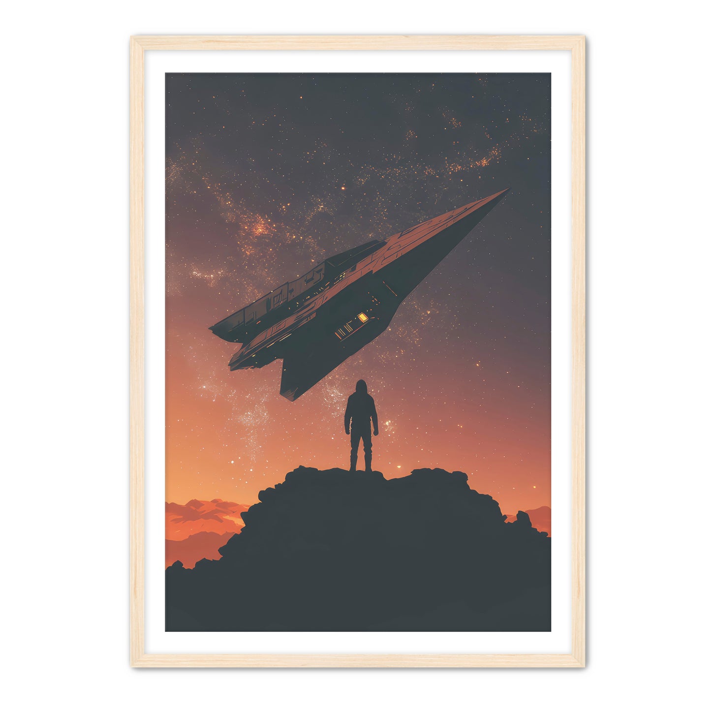 Adrift Astronaut Wall Art