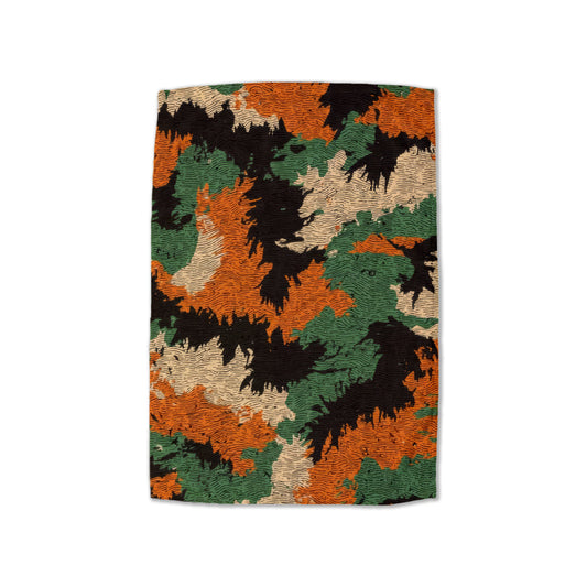 Autumn Camo Pattern Hand Towel