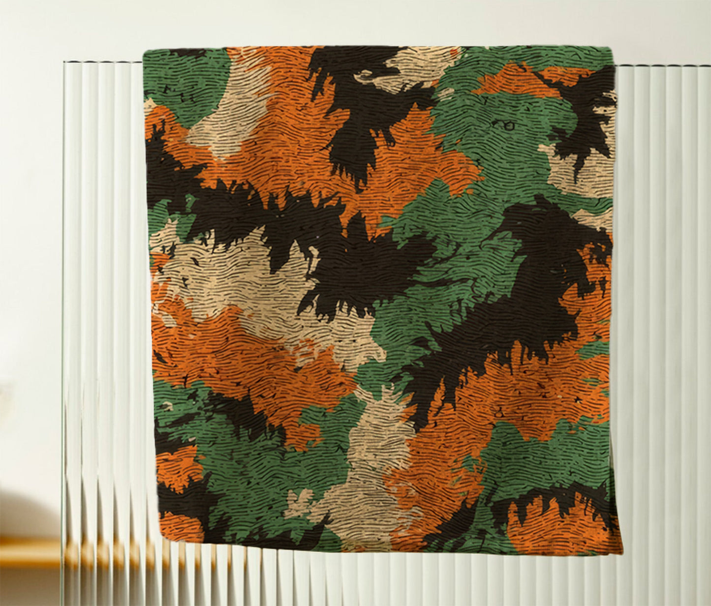 Autumn Camo Pattern Hand Towel