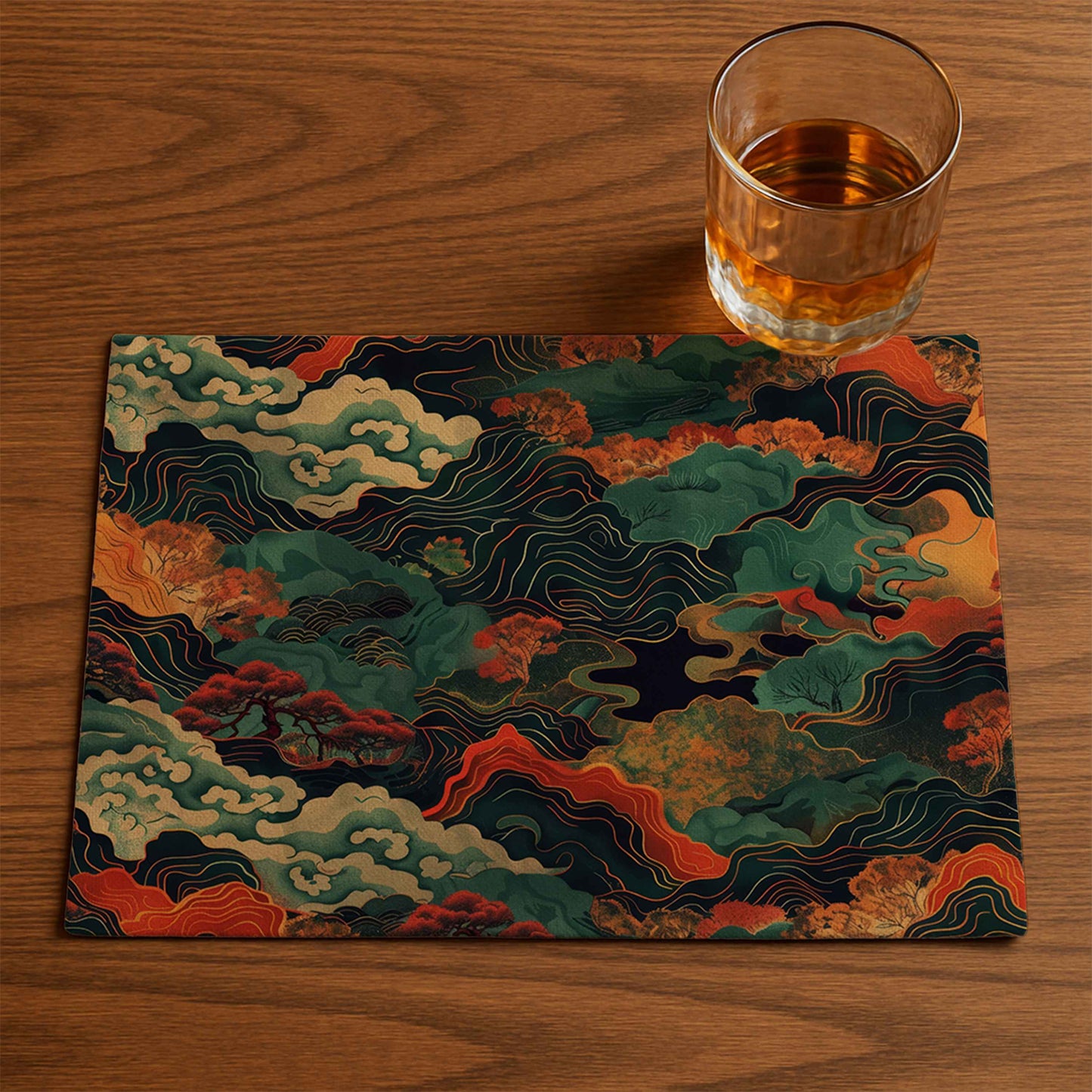Autumn Wavescape Placemat