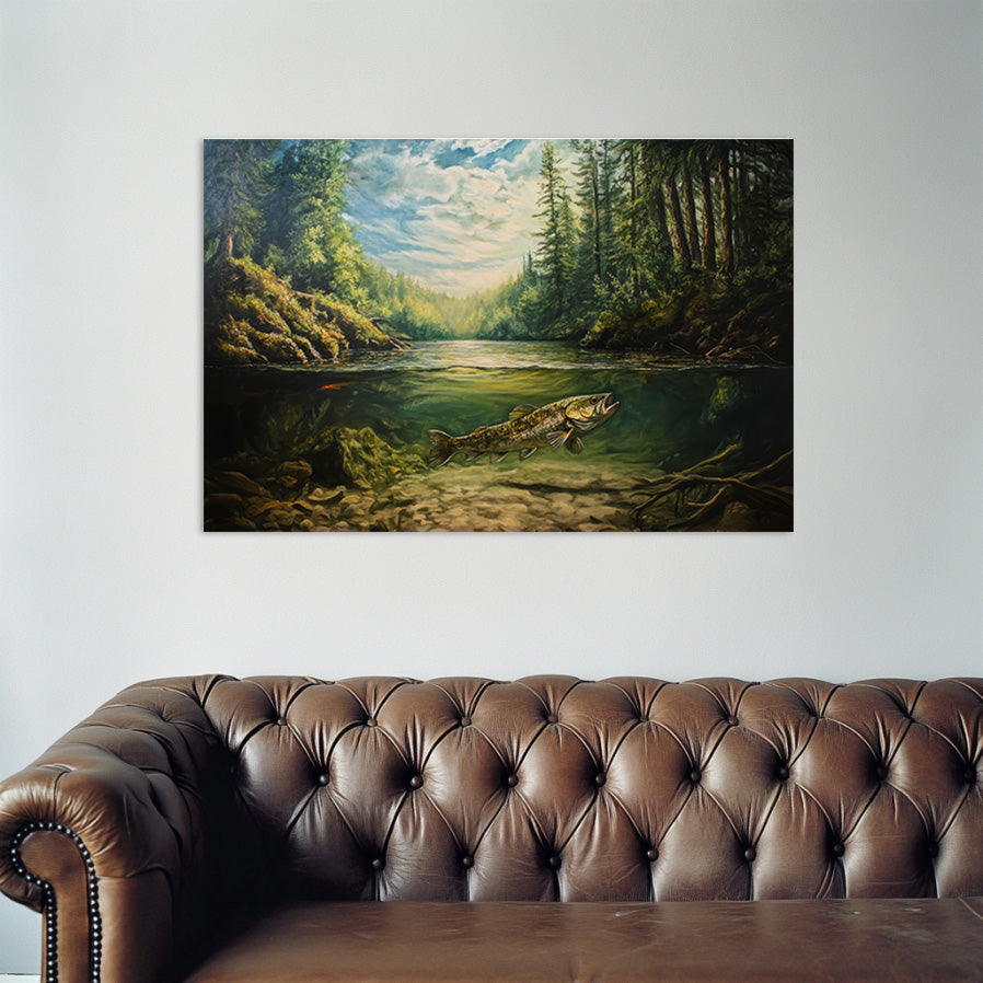 Bass Underneath Wall Art