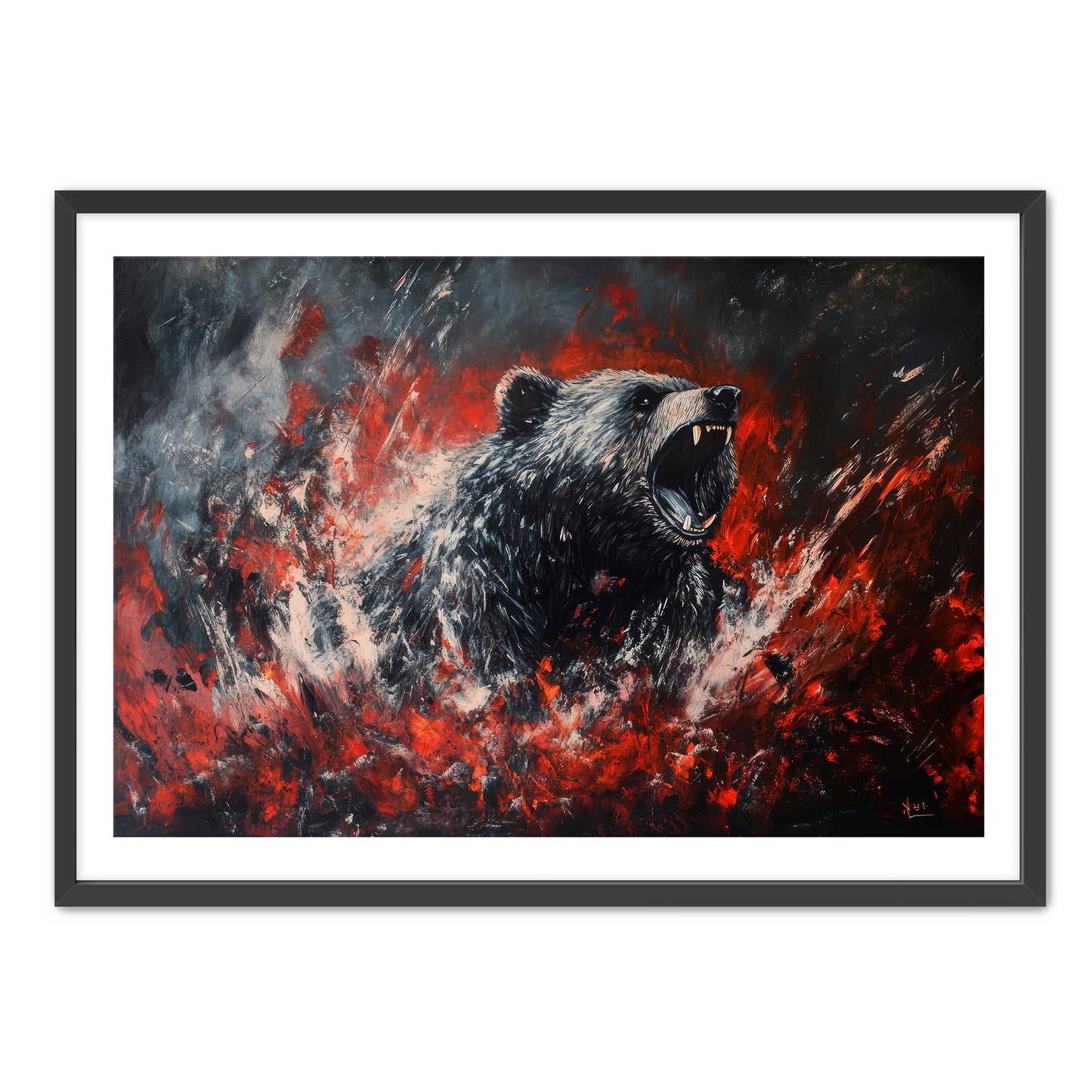 Bear King Wall Art
