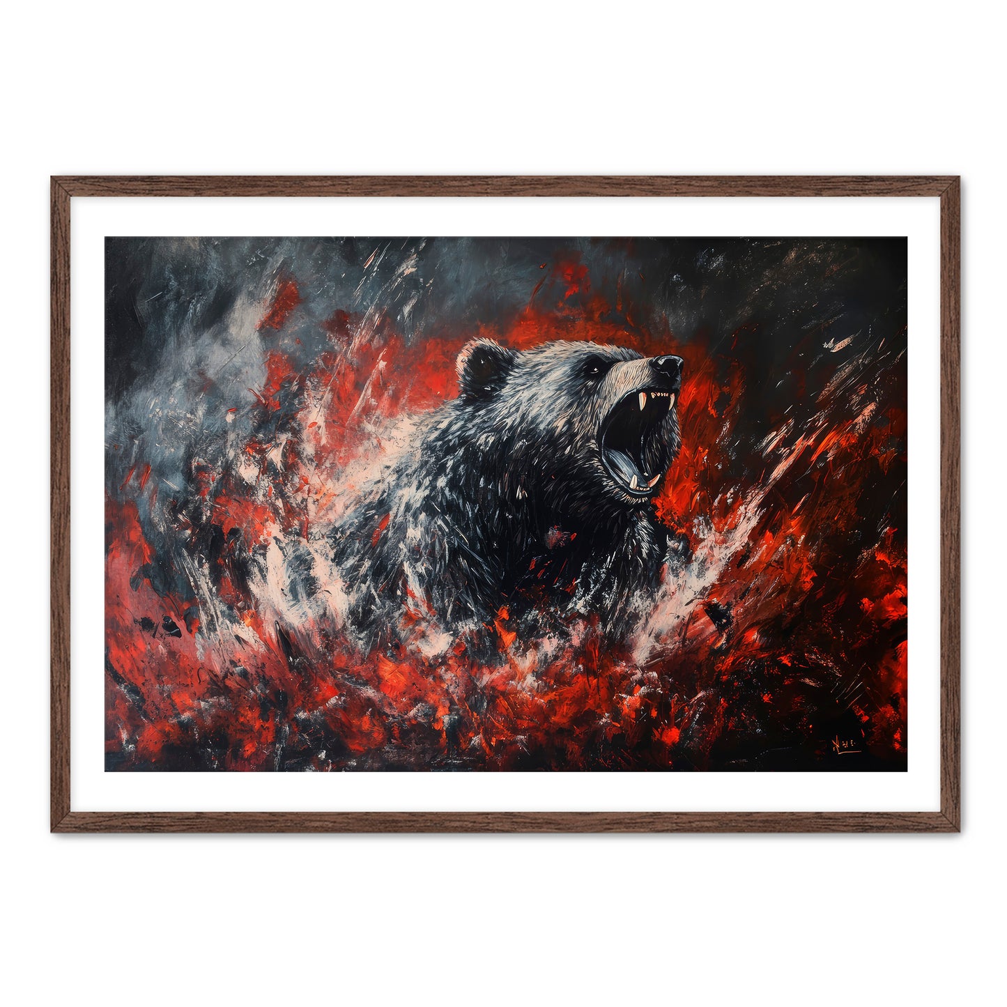 Bear King Wall Art