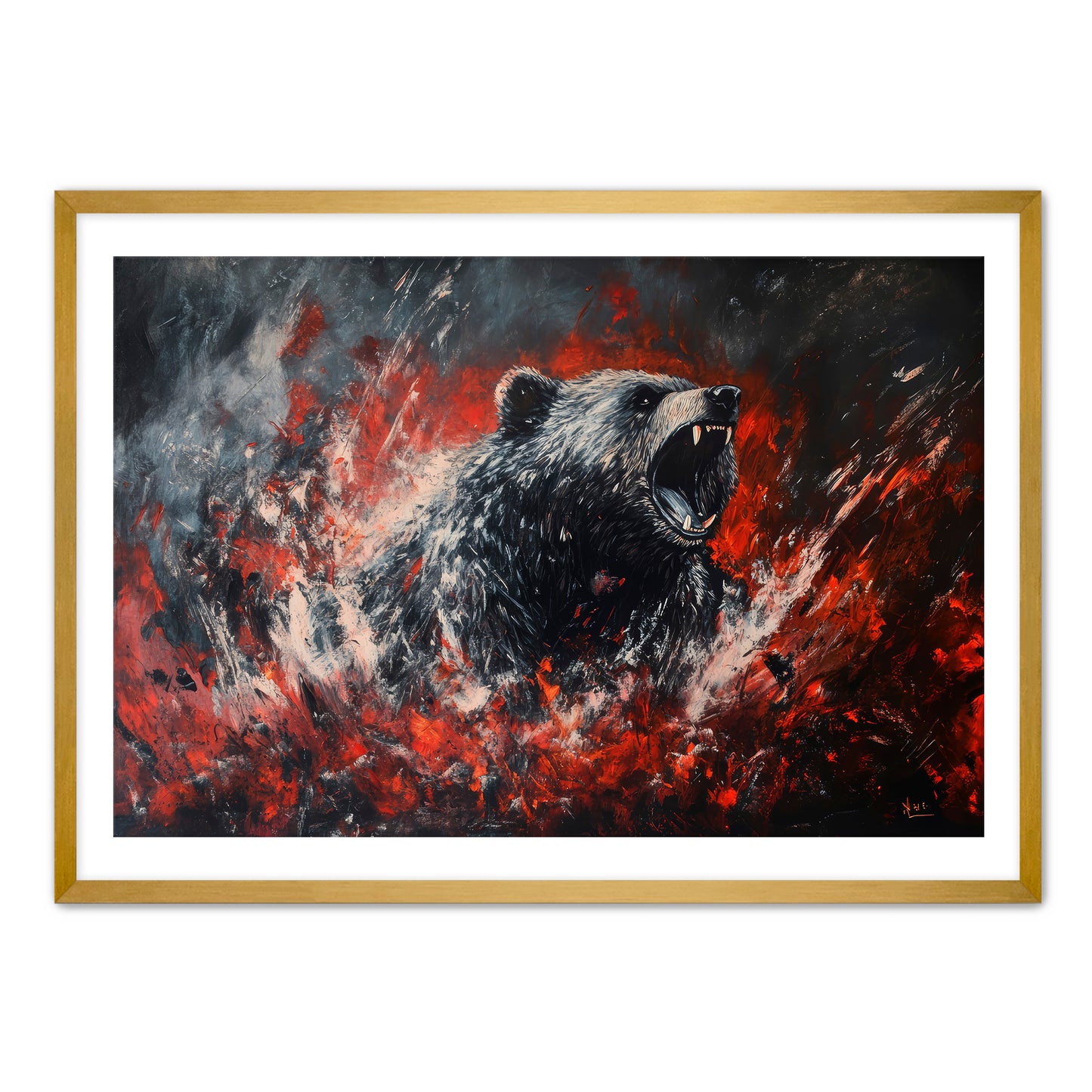 Bear King Wall Art