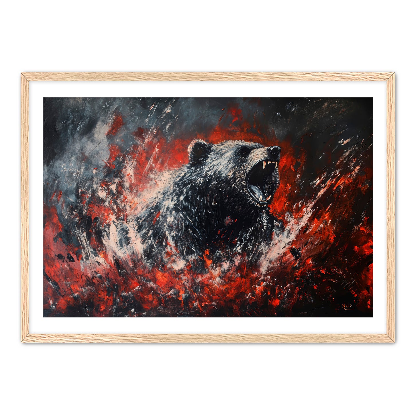Bear King Wall Art