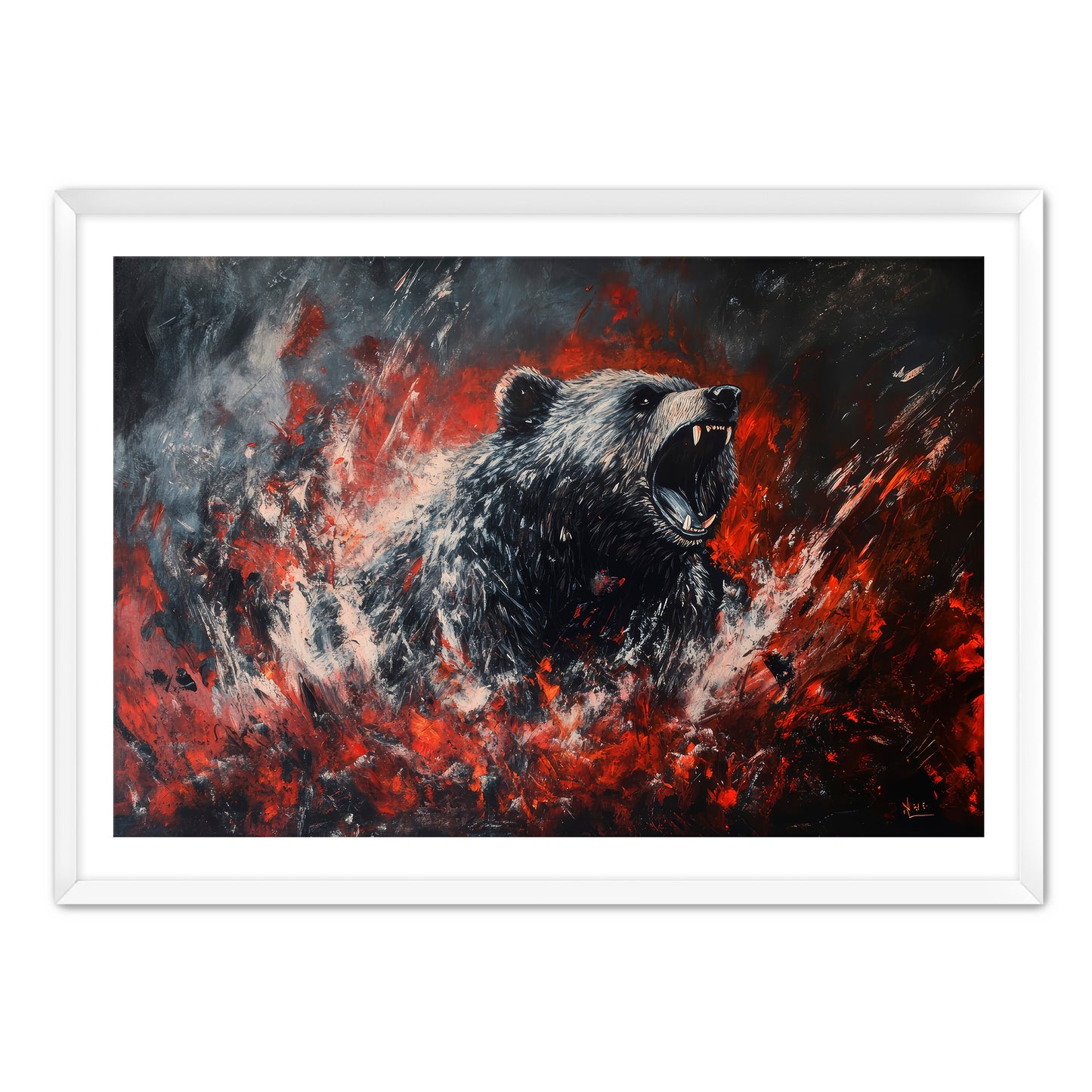 Bear King Wall Art