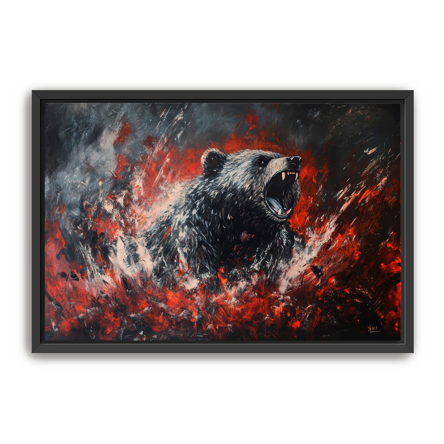 Bear King Wall Art
