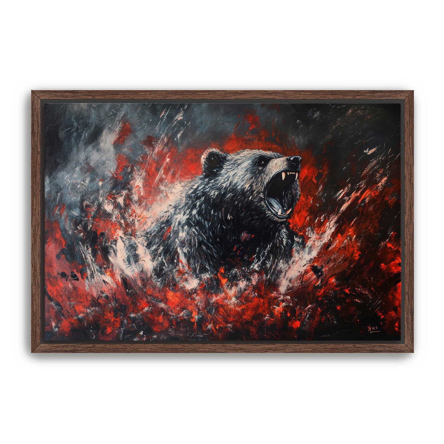 Bear King Wall Art