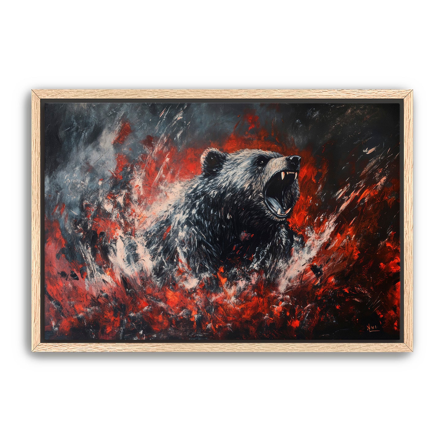 Bear King Wall Art