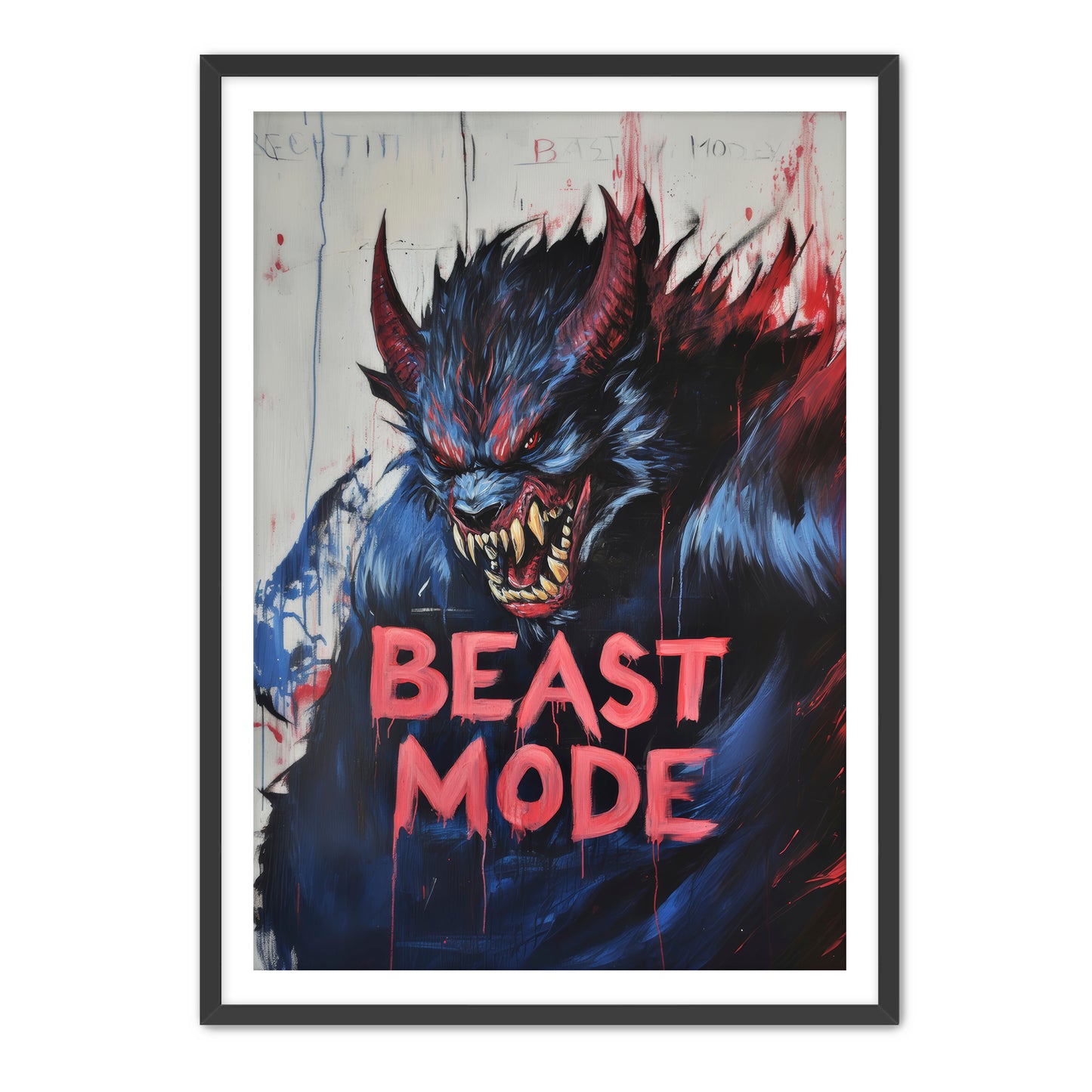 Beast Mode 3 Wall Art