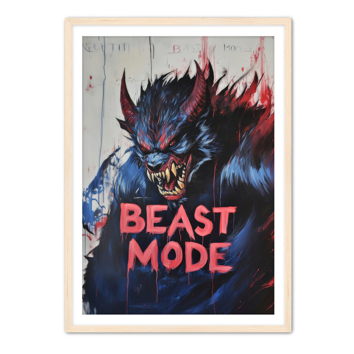 Beast Mode 3 Wall Art