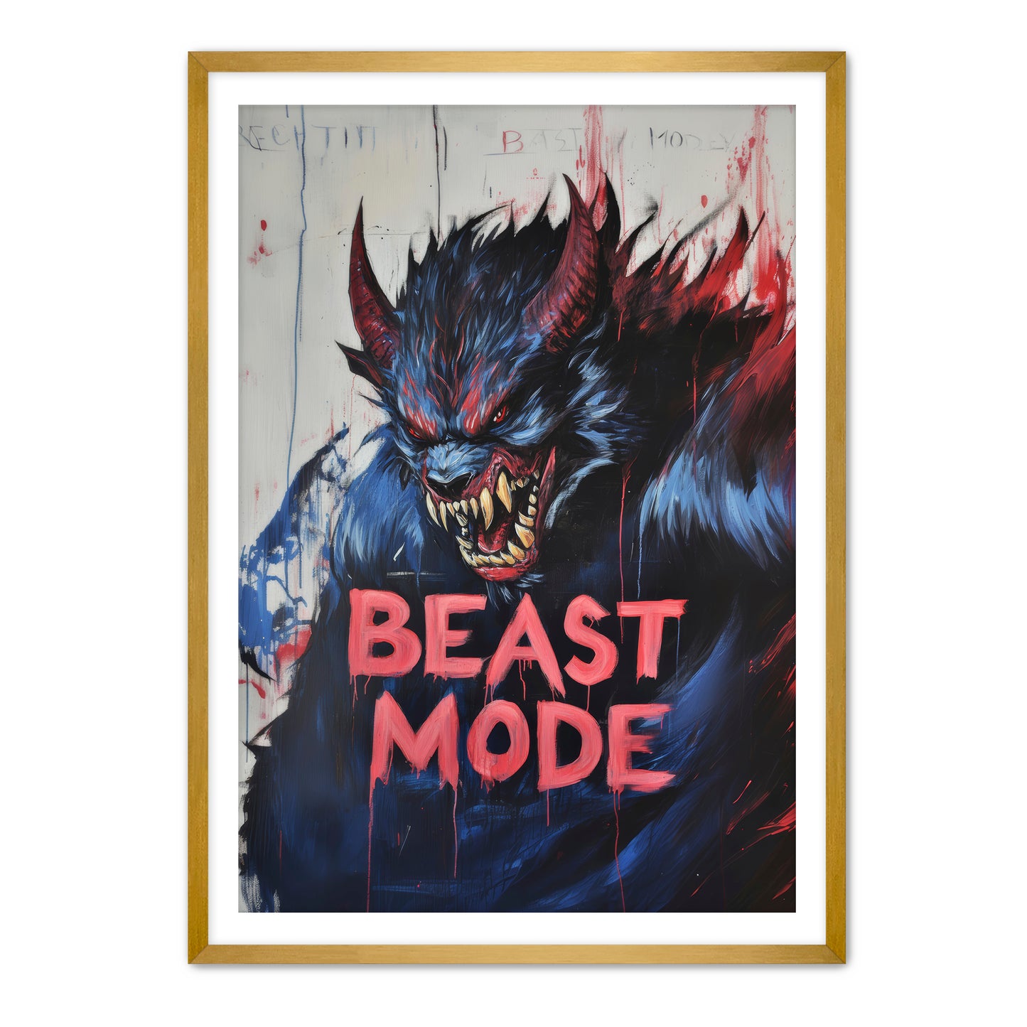 Beast Mode 3 Wall Art