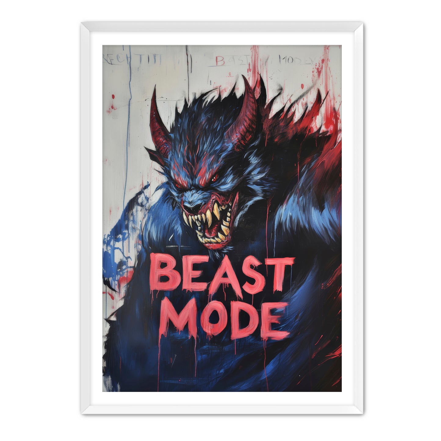 Beast Mode 3 Wall Art