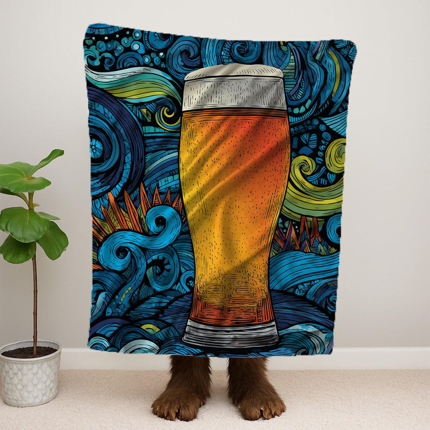 Beer Artwork Blanket