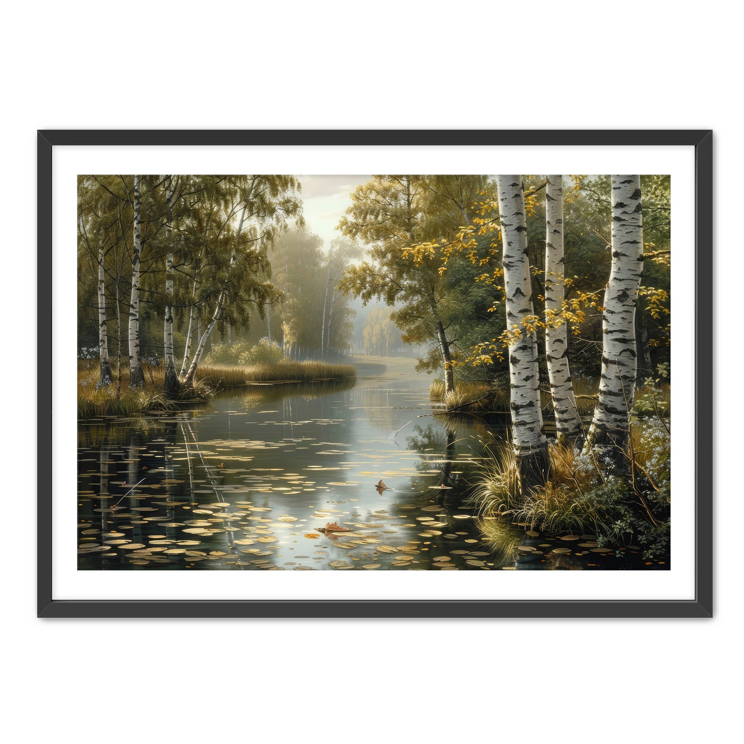 Birch and Brook Wall Art