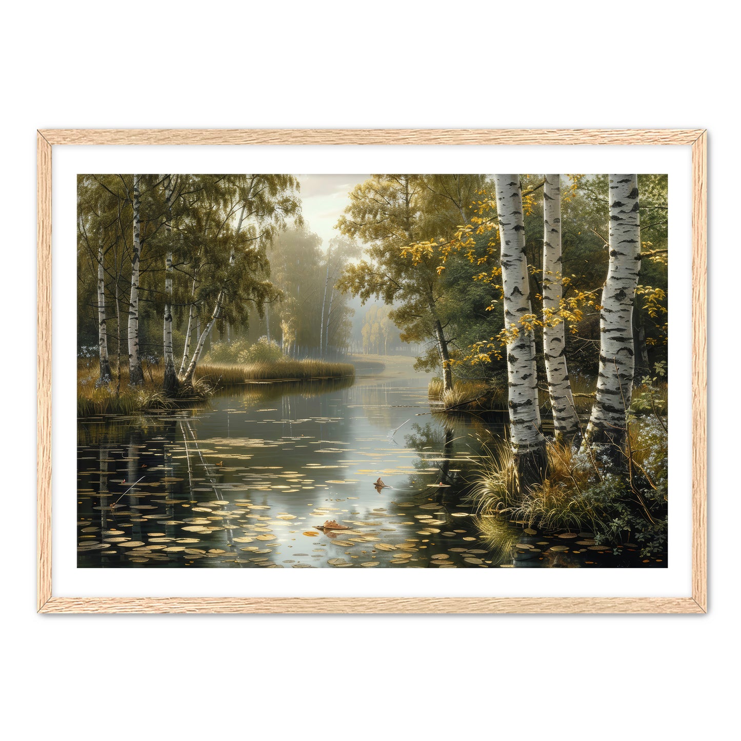 Birch and Brook Wall Art