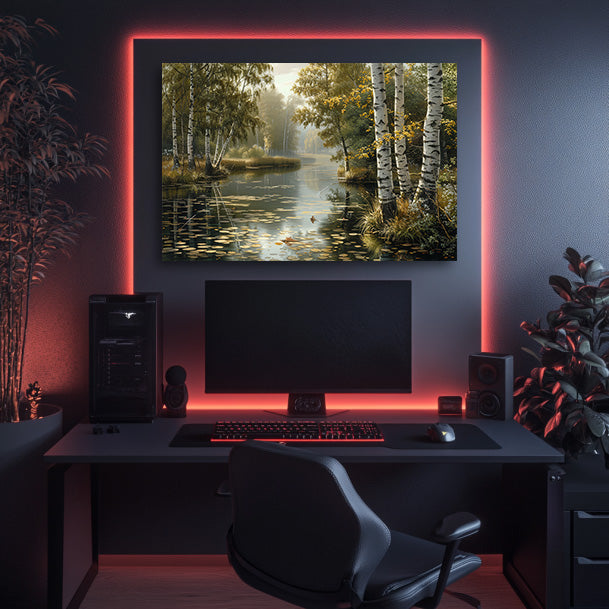 Birch and Brook Wall Art