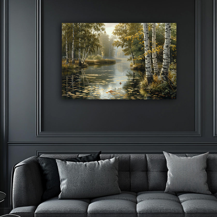 Birch and Brook Wall Art