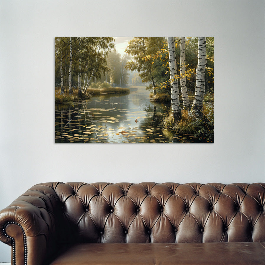 Birch and Brook Wall Art