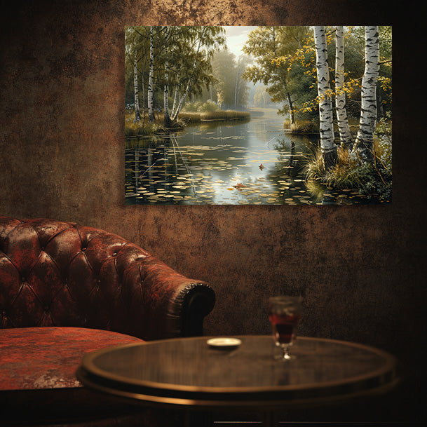 Birch and Brook Wall Art